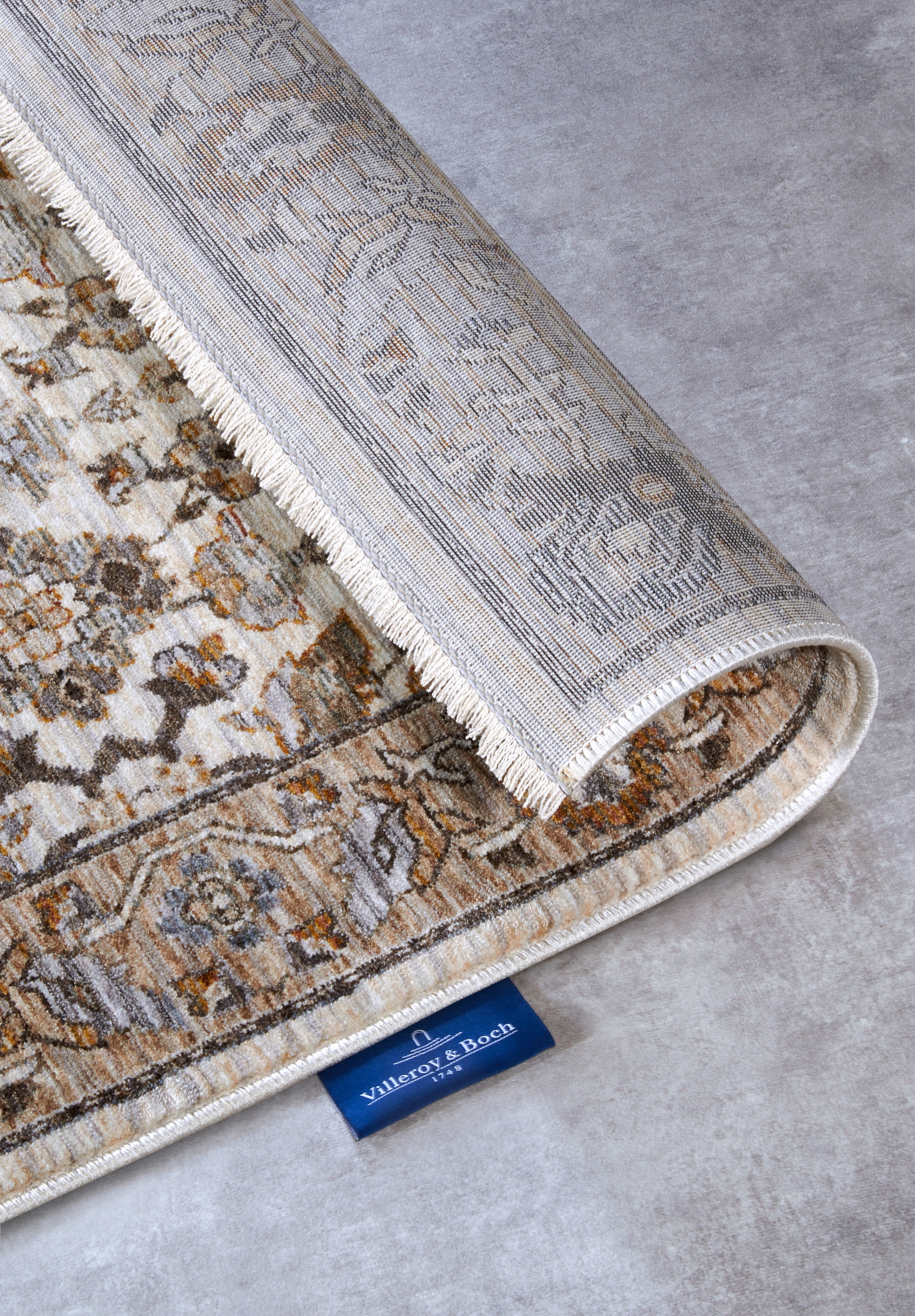 Villeroy & Boch Teppich »Egon«, rechteckig, 7 mm Höhe, Orientalisch, Fransen, Läufer, Wohnzimmer, Schlafzimmer, Klassisch