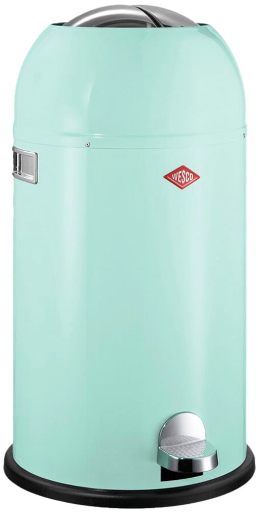 WESCO Mülleimer »Kickmaster Abfallsammler mit Dämpfer« 1 Behälter mit Metalleinsatz, Fußtritt, Klappe, Griff und Bodenring