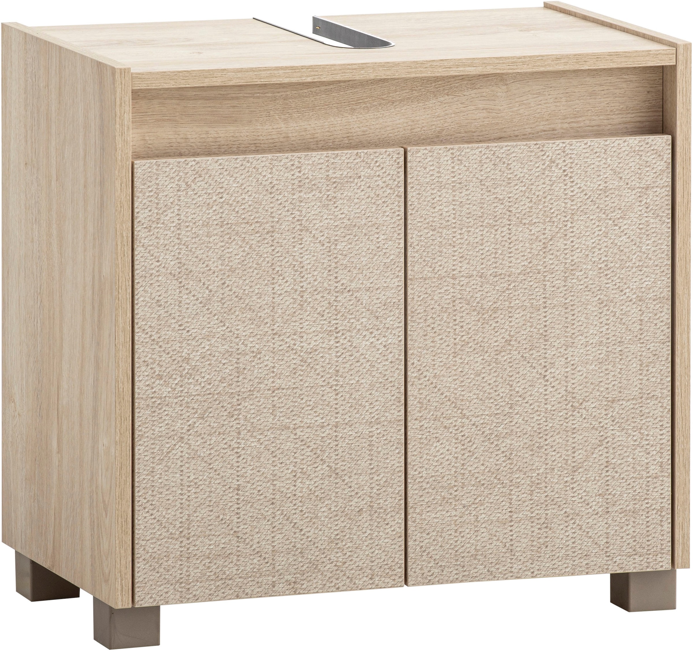 Schildmeyer Waschbeckenunterschrank »Sander, Breite 56,9 cm, in Canasta Optik« Made in Germany