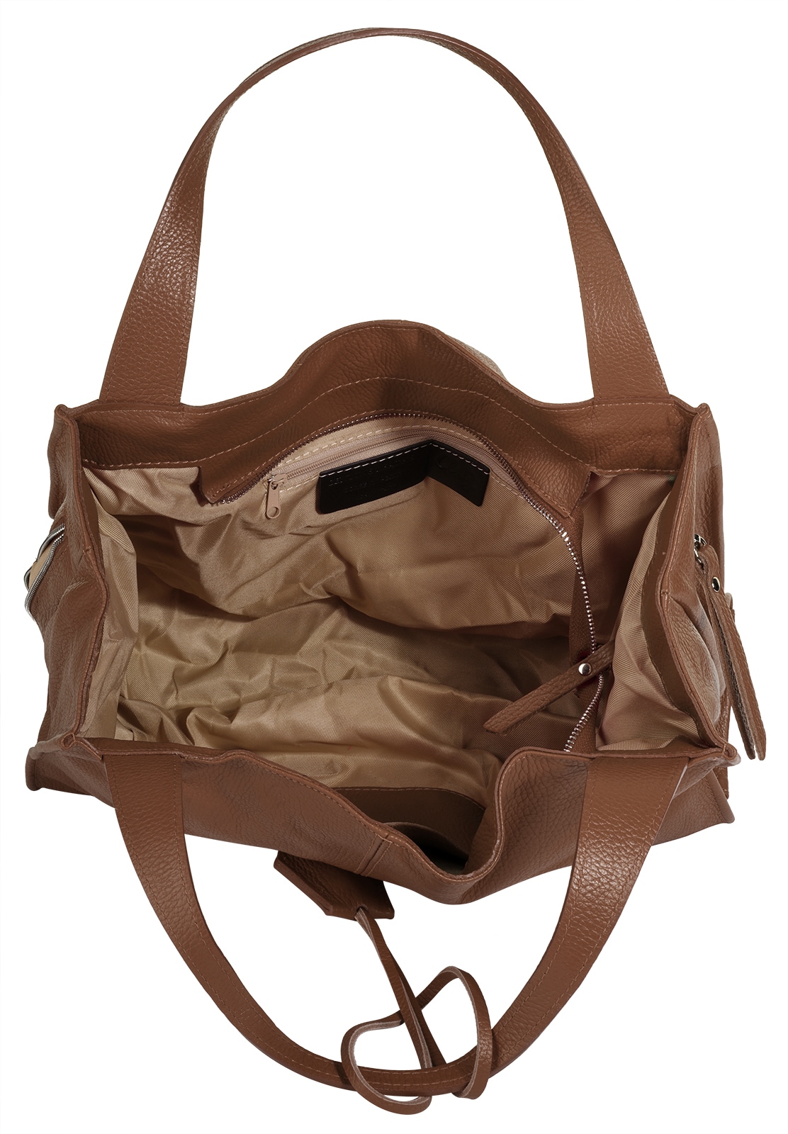Cluty Shopper, echt Leder, Made in Italy