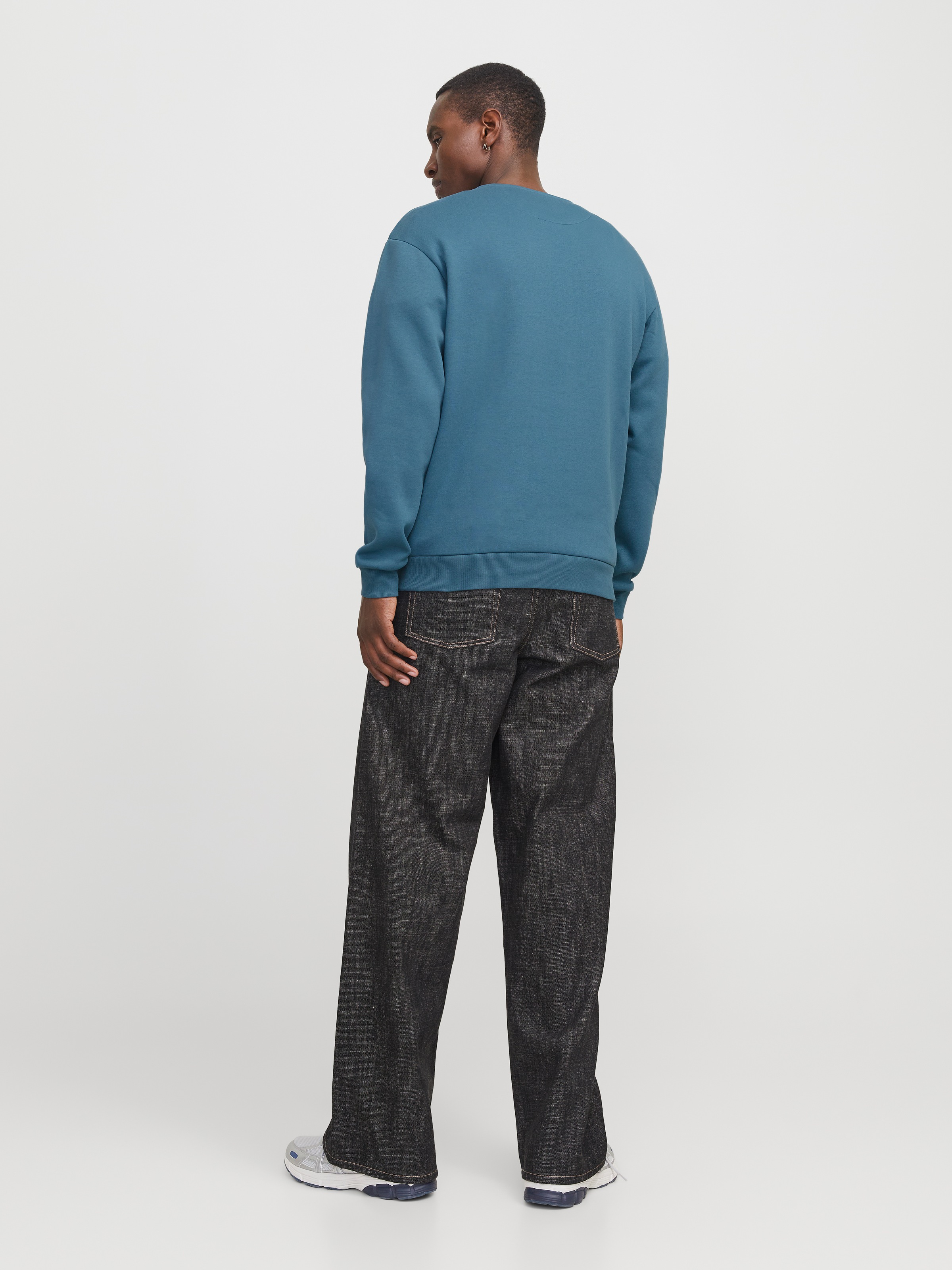 Jack & Jones Sweatshirt »JJEBRADLEY SWEAT CREW NOOS«, mit Rippbündchen
