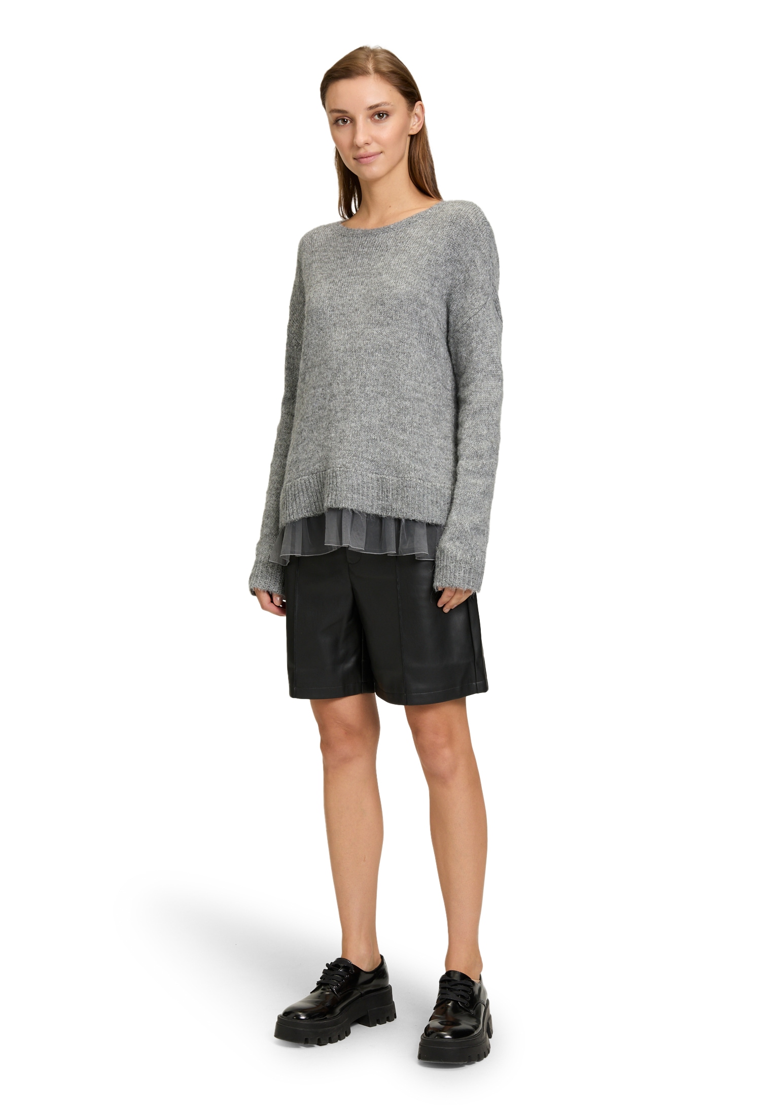 Cartoon Strickpullover »Strickpullover mit Rundhalsausschnitt«