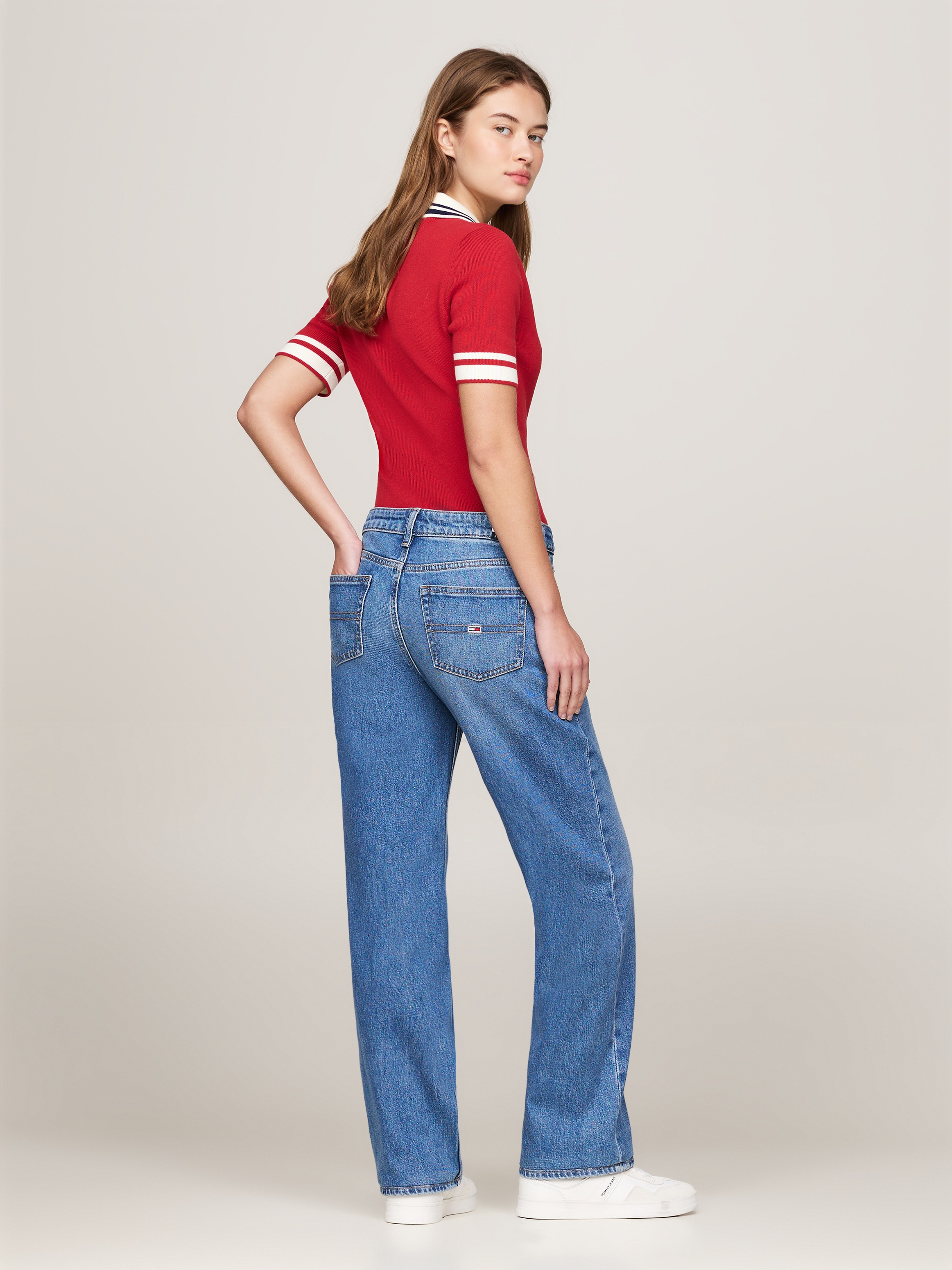 Tommy Jeans Straight-Jeans »SOPHIE LW STR CH0152«, mit Nieten