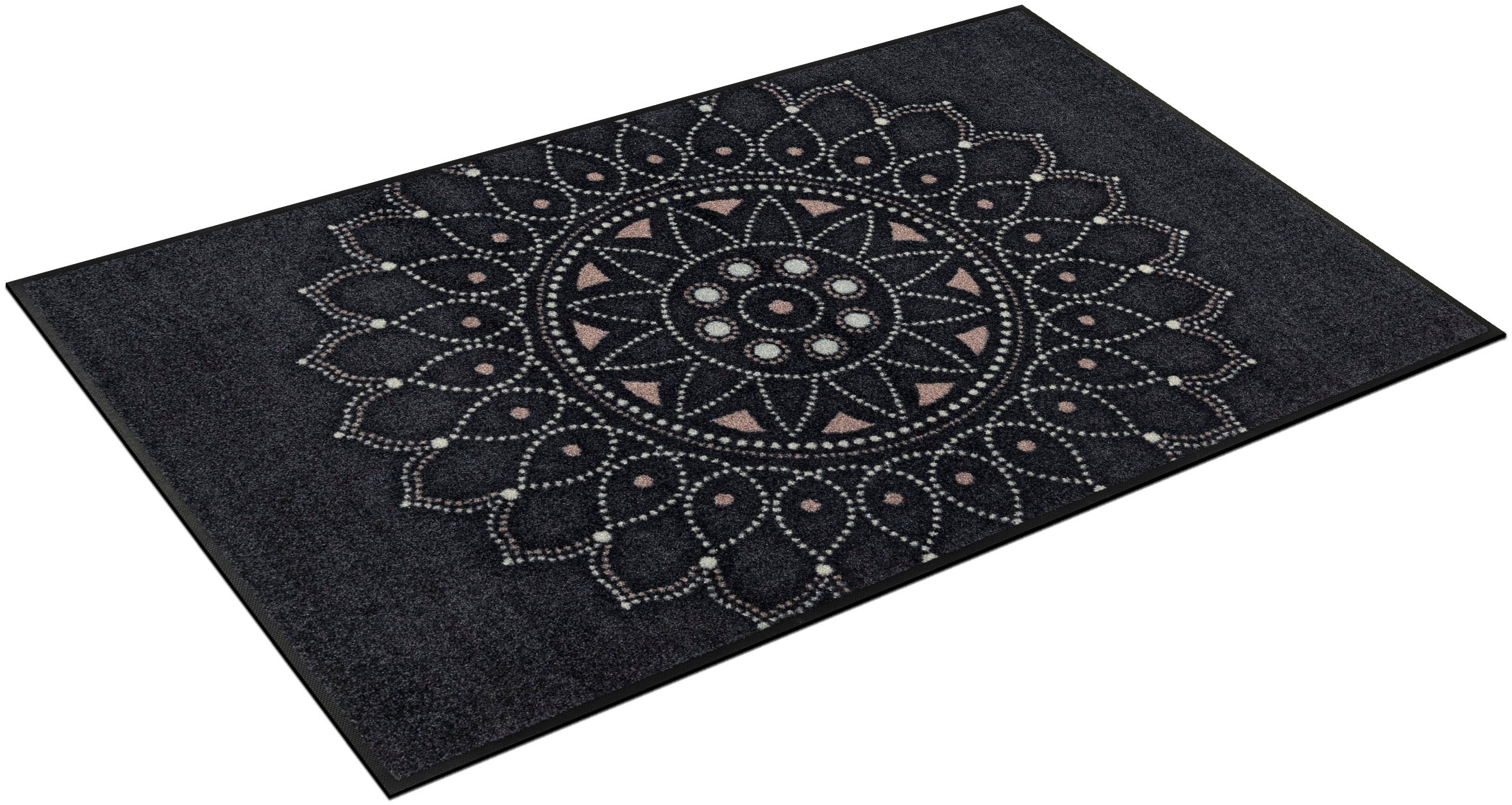 und Mandala Motiv, »Purnima«, In- Teppich by rutschhemmend, wash+dry rechteckig, Outdoor geeignet, waschbar Kleen-Tex