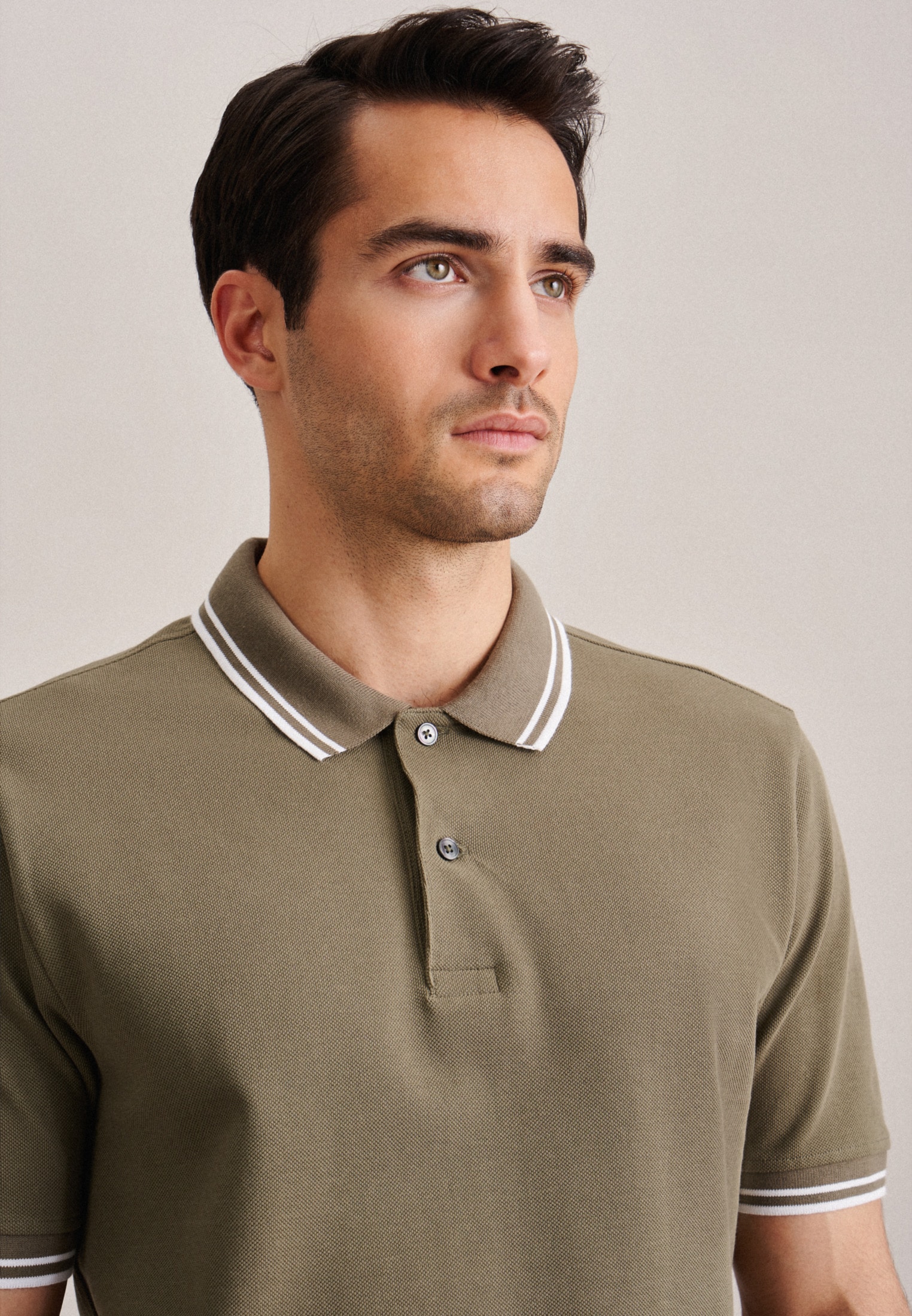seidensticker Poloshirt »Regular«, Kurzarm Kragen Uni