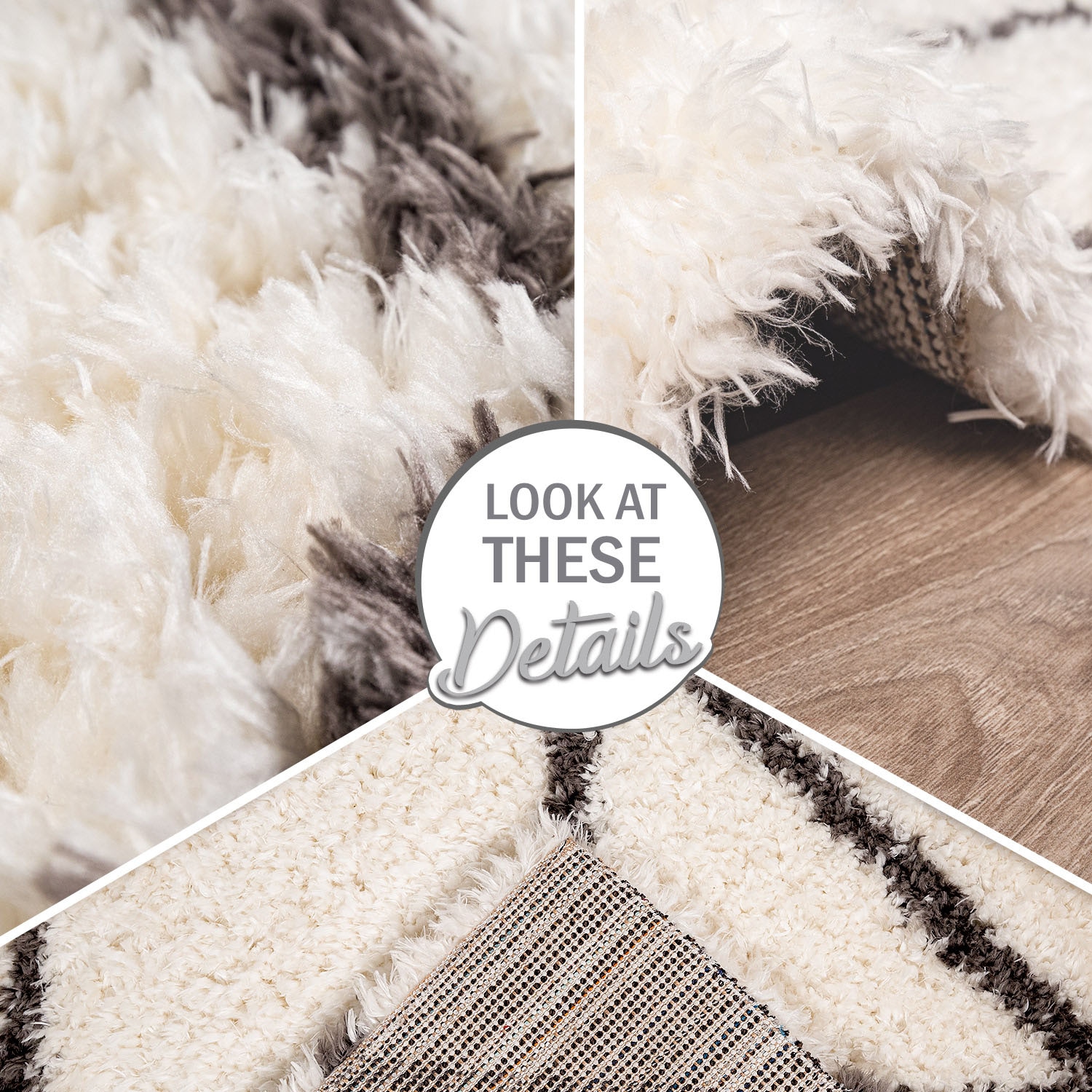 Paco Home Hochflor-Teppich »Maghreb 78«, rechteckig, 44 mm Höhe, modernes Design, weich und flauschig