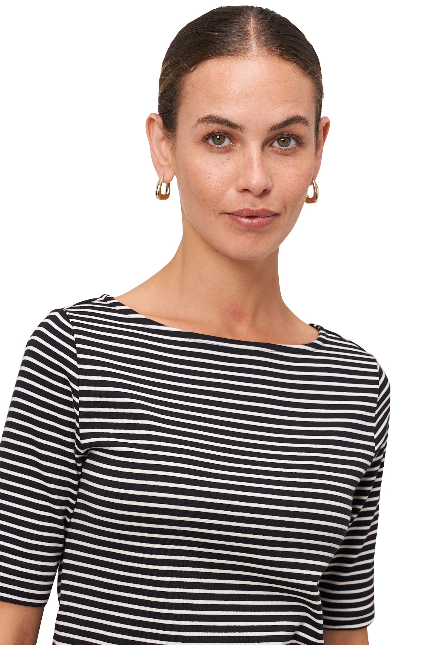 Zero T-Shirt »Ringelshirt mit U-Boot Ausschnitt«