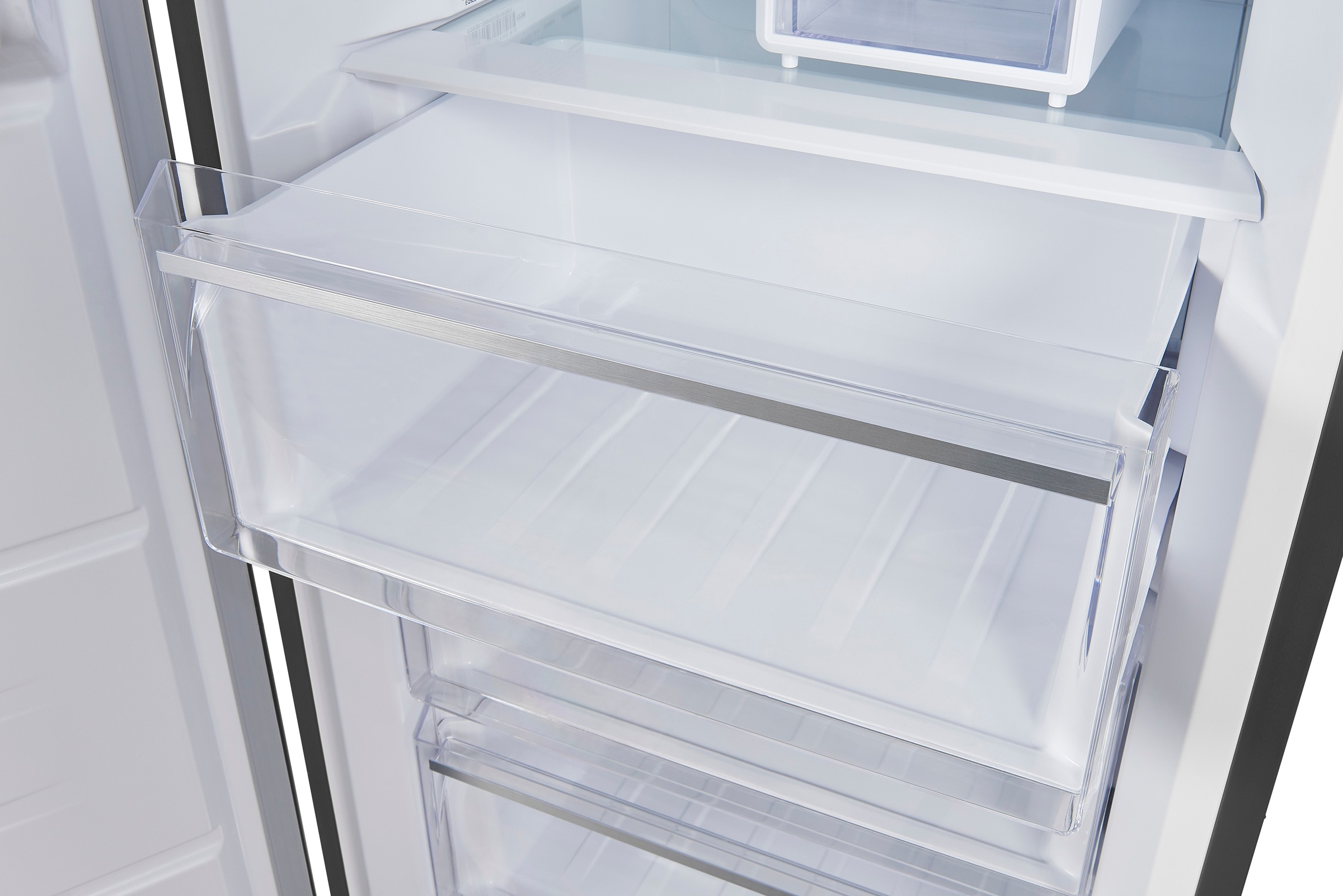 exquisit Gefrierschrank »GS295--H-040E inoxlook-az«, 185 cm hoch, 60 cm breit, Türanschlag wechselbar