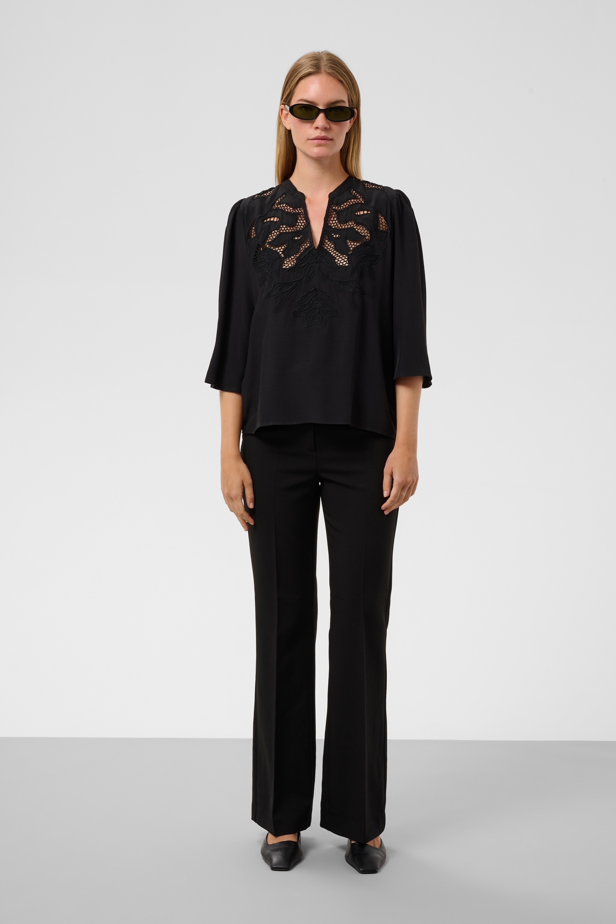 SOAKED IN LUXURY Langarmbluse »Damen Bluse langarm SLLantana«
