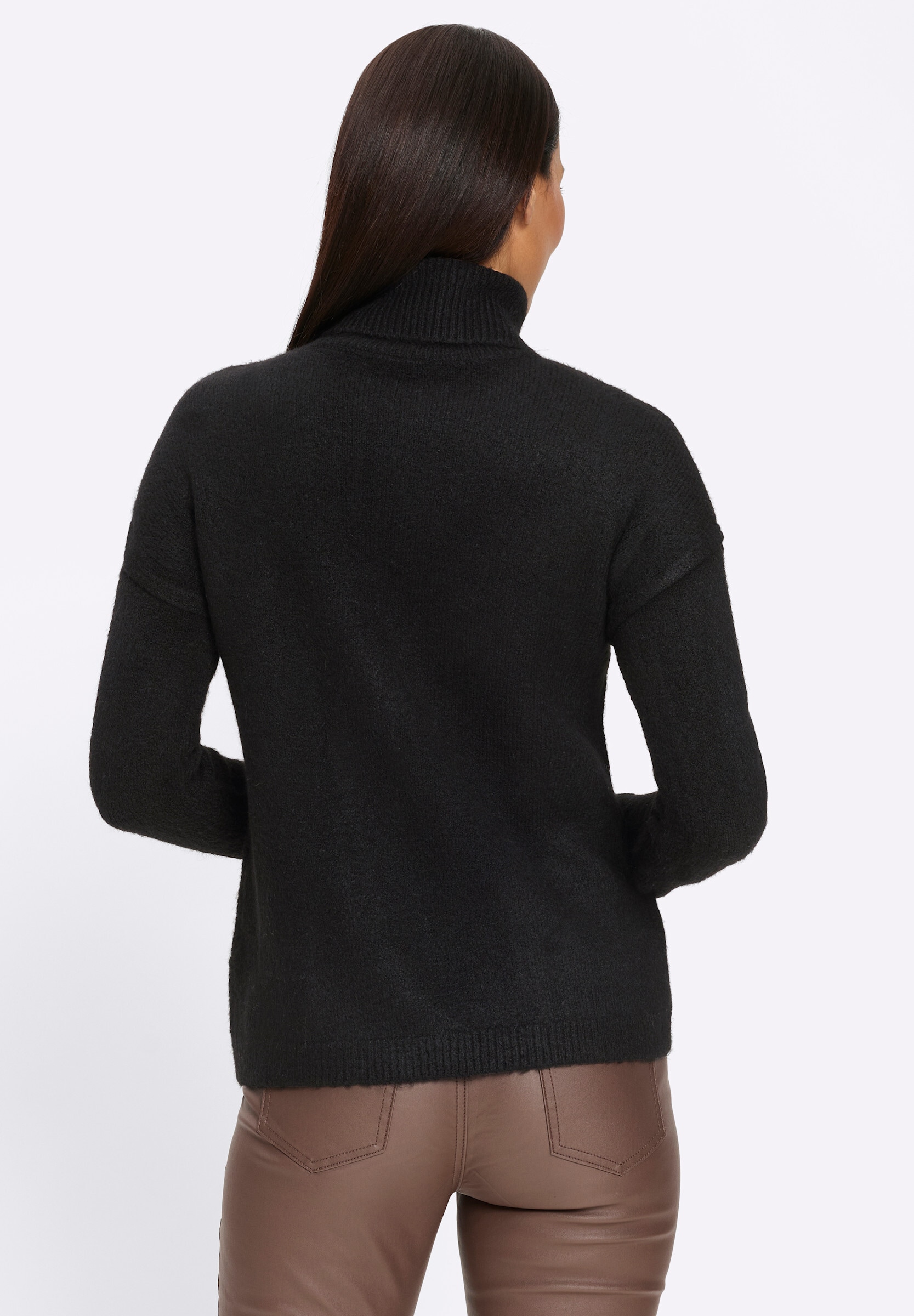 heine Strickpullover »Rollkragen-Pullover Rollkragenpullover mit eingearbeiteten Taschen«