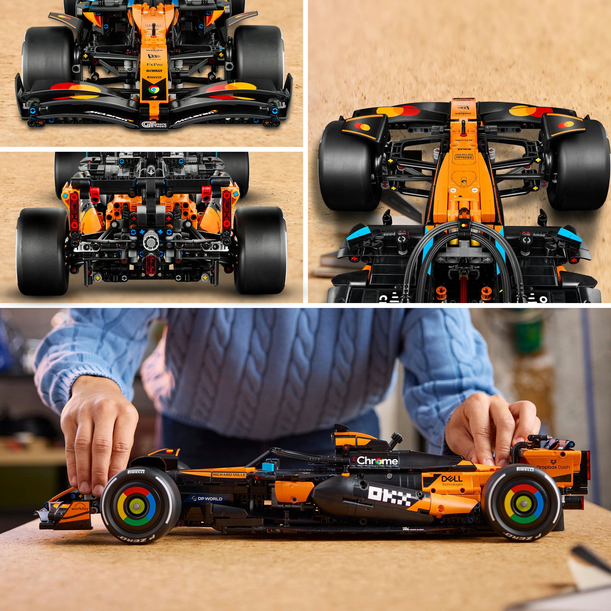 LEGO® Konstruktionsspielsteine »McLaren MCL39 F1 Rennwagen (42228), LEGO Technic«