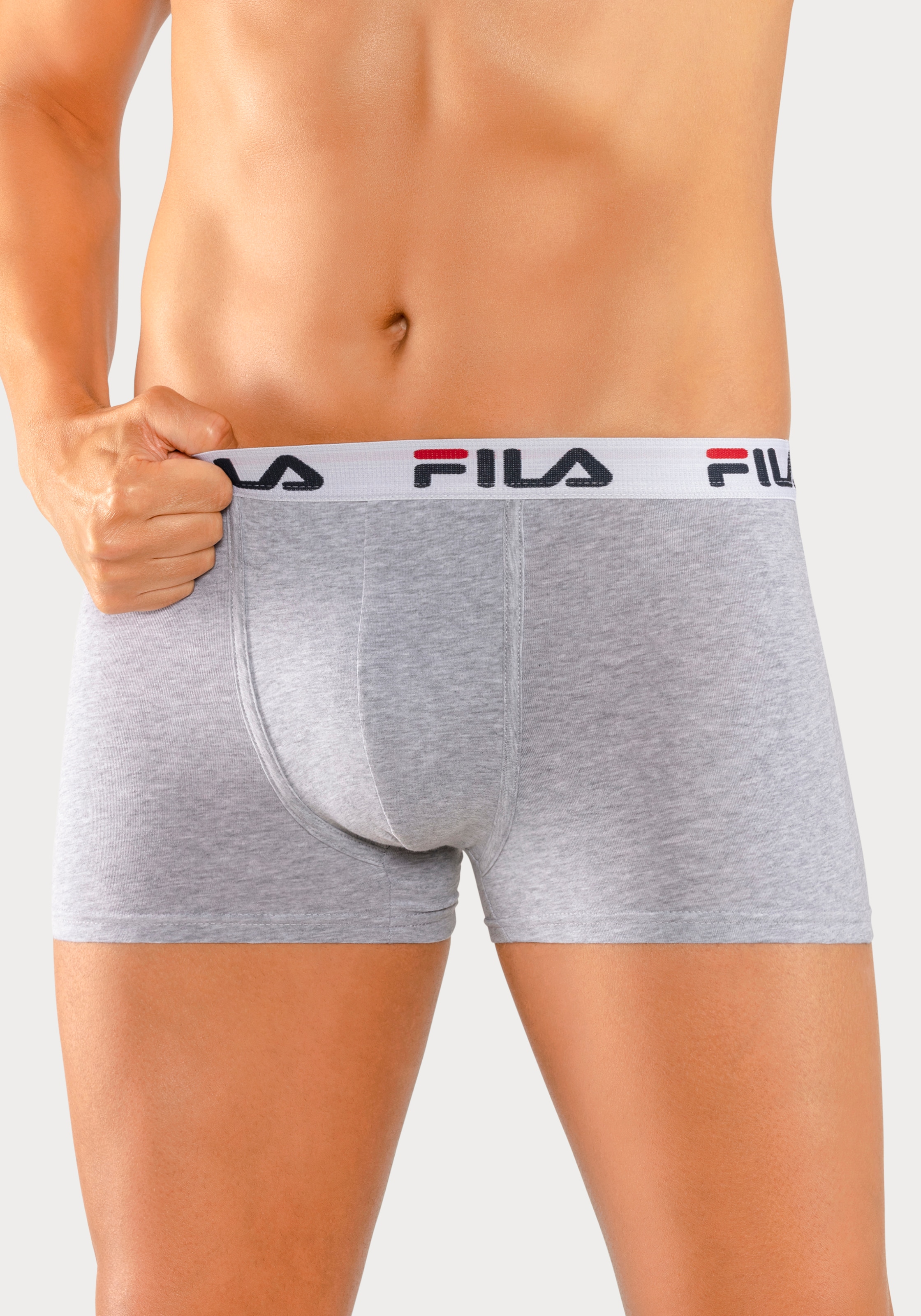 Fila Boxer, (Packung, 3 St.), mit Logo Schriftzug im Bund bei ♕