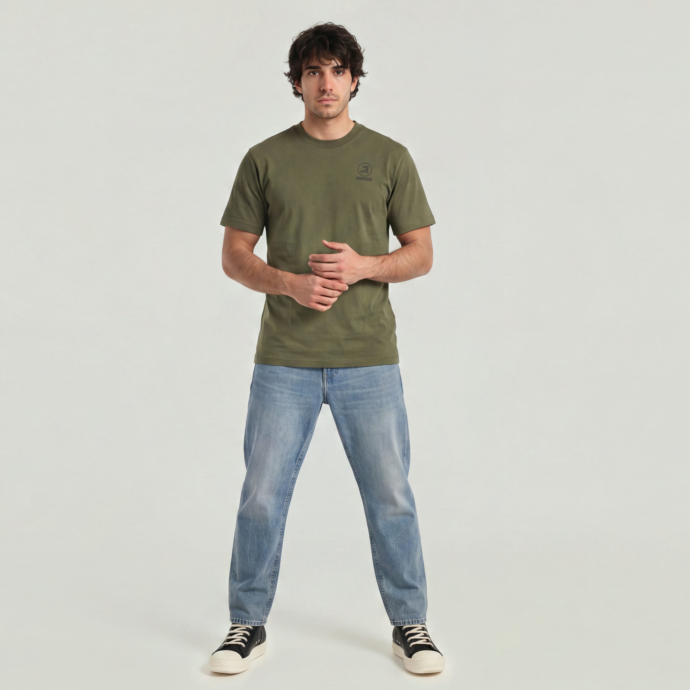 G-STAR T-Shirt »Logo r tee« in Baumwollqualität, Regular Fit