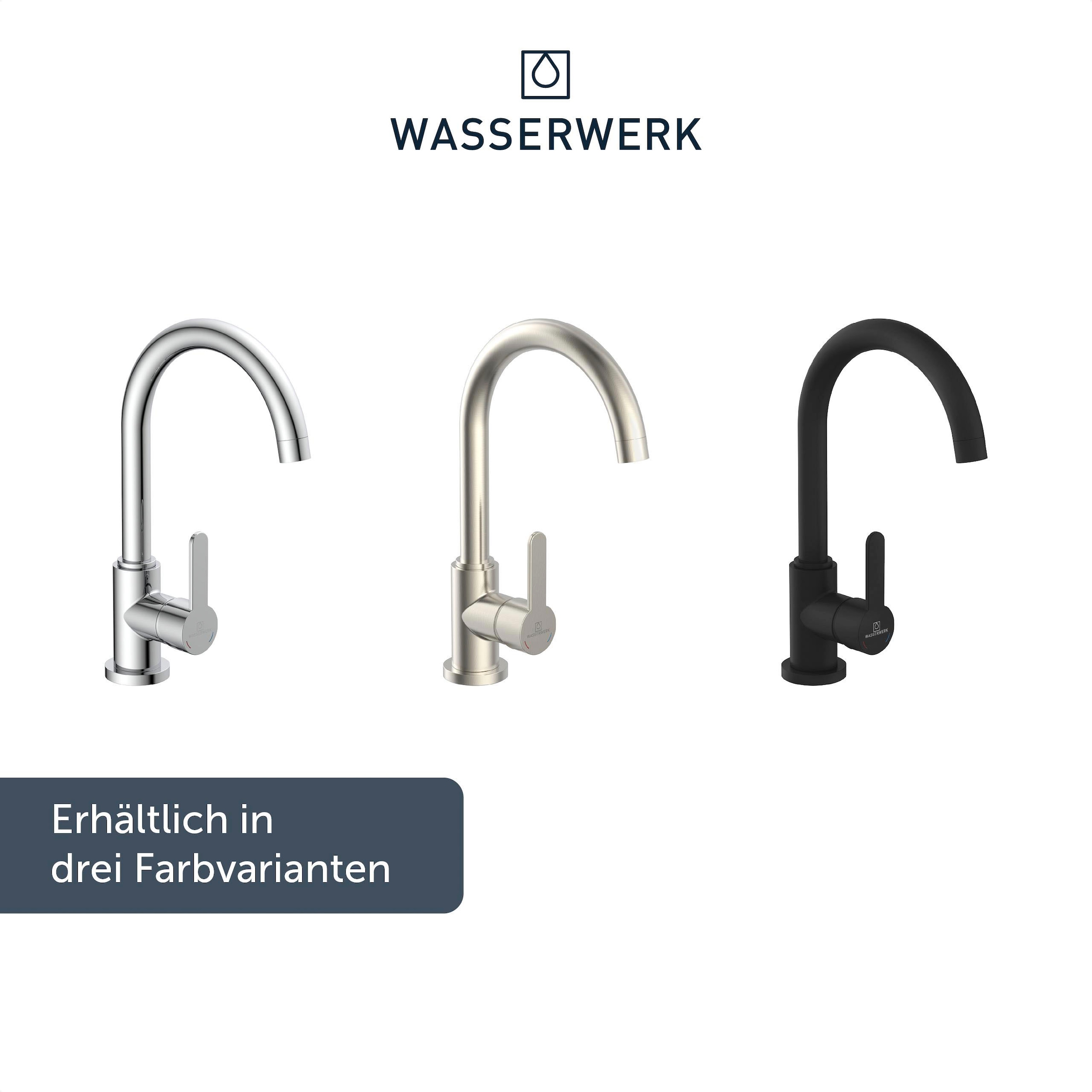 WASSERWERK Spültischarmatur »WK 5, Wasserhahn, Küche, Einhebelmischer«