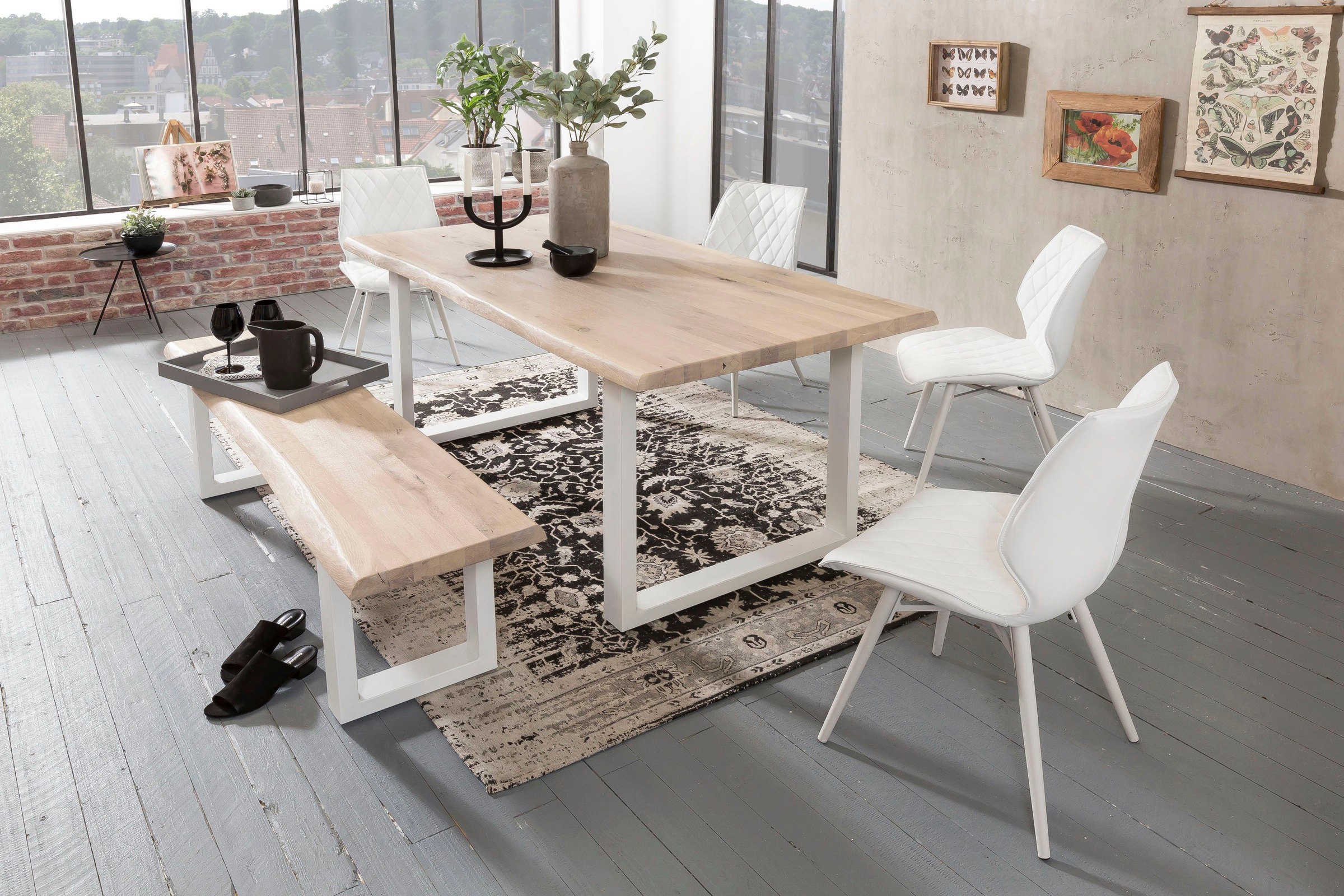 Home affaire Bank »Tristan«, aus Massivholz Eiche