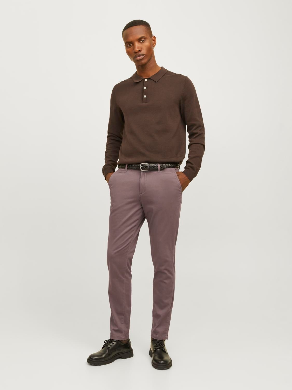 Jack & Jones Chinos »JPSTMARCO mit Stretchkomfort und schmalem Bein«, mit Reißverschluss