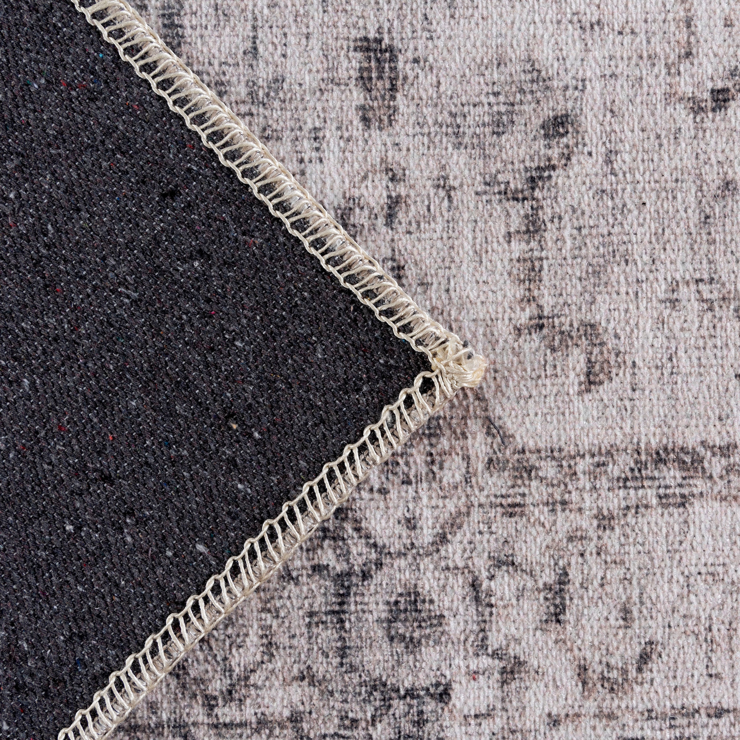 Sehrazat Teppich »Vintage 3510«, rechteckig, 4 mm Höhe, Kurzflor, waschbar, Chenille mit Baumwolle, Wohnzimmer