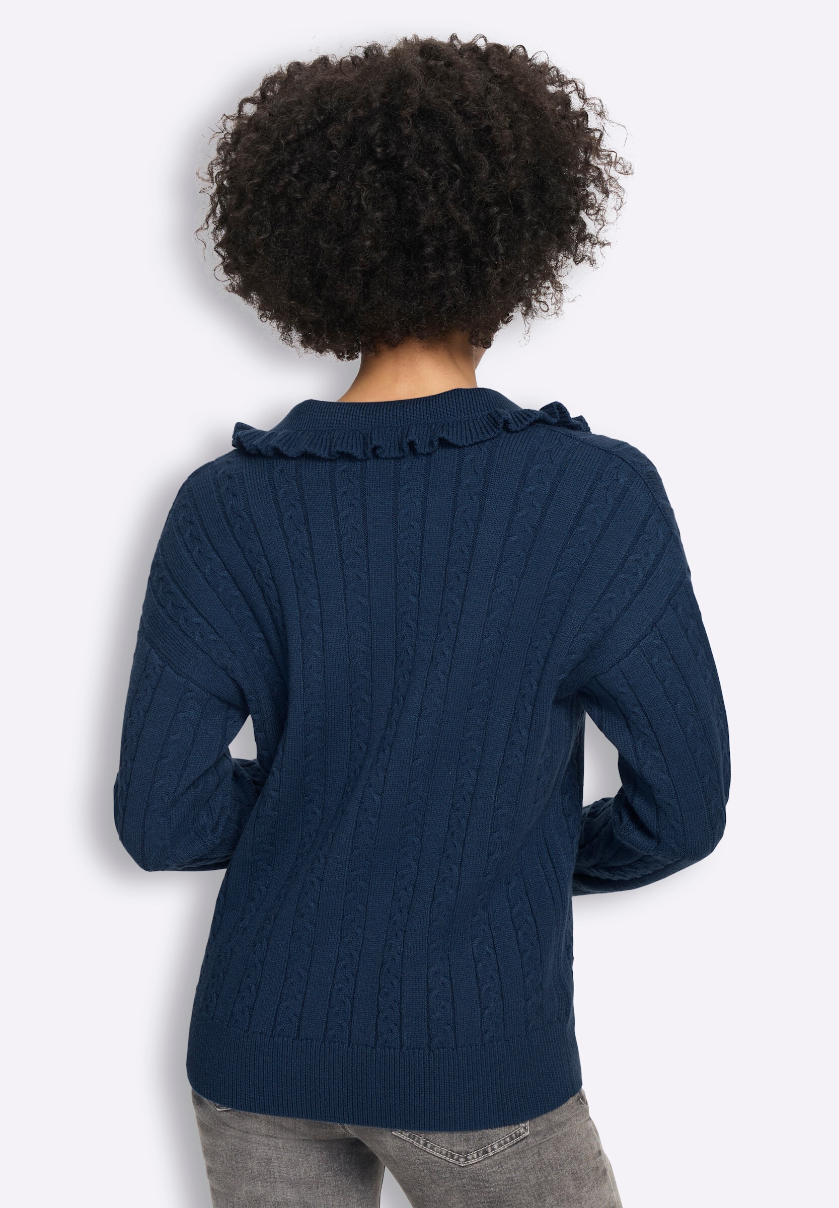 heine Strickpullover »Pullover Pullover mit Zopfmuster«