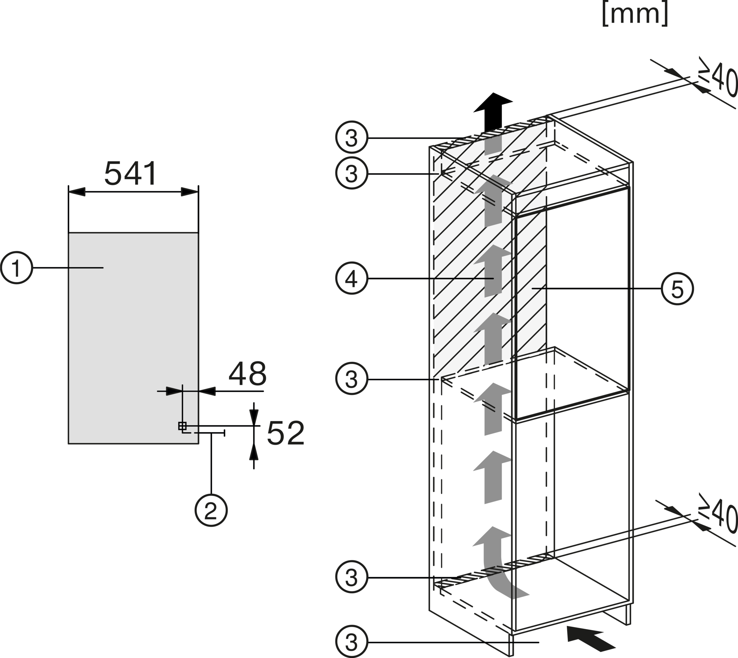 Miele Einbaukühlschrank »K 7126 E«
