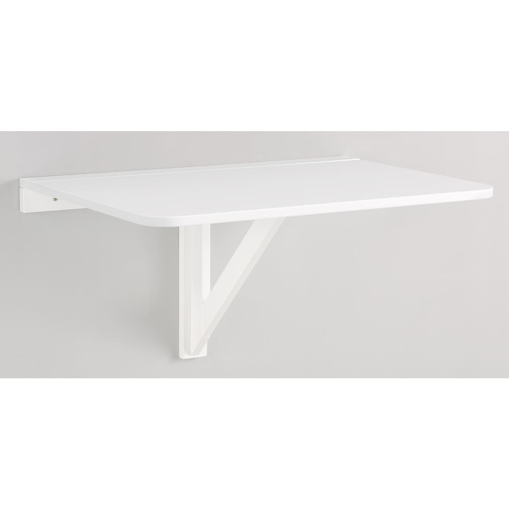 Home affaire Klapptisch »Trend«, aus weiß lackiertem MDF Holz, platzsparend, Tischplattenstärke 1,8 cm