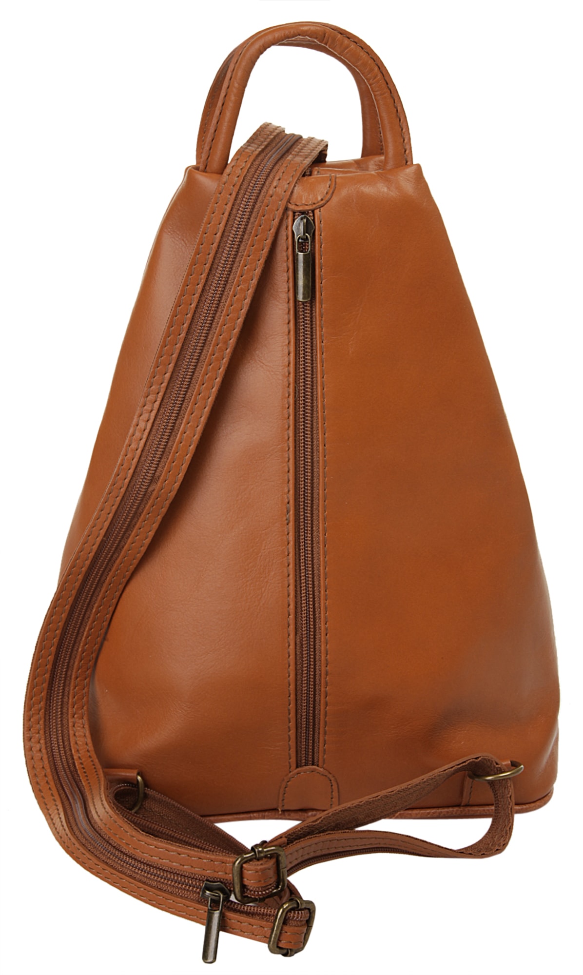 Samantha Look Cityrucksack, echt Leder, Made in Italy