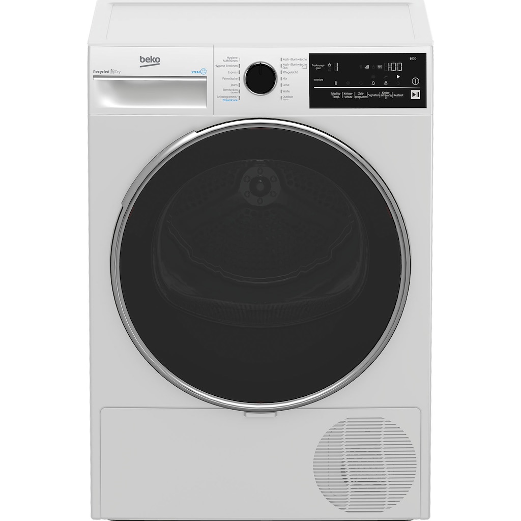 BEKO Wärmepumpentrockner »B3T42240S«, 8 kg, mit Dampffunktion