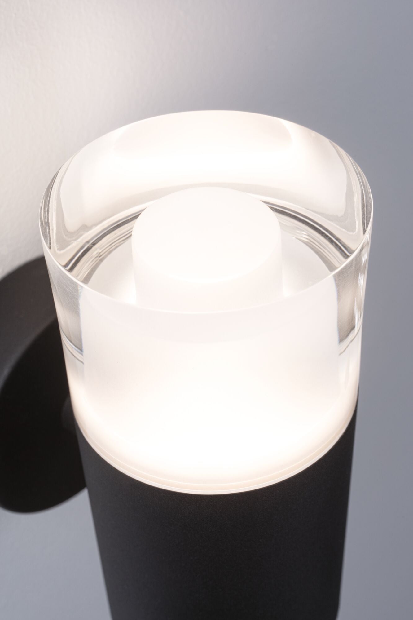 Paulmann Wandleuchte »Selection Bathroom Wand-/Deckenleuchte Kame IP44 Signalschwarz« 1 Stk. Warmweiß