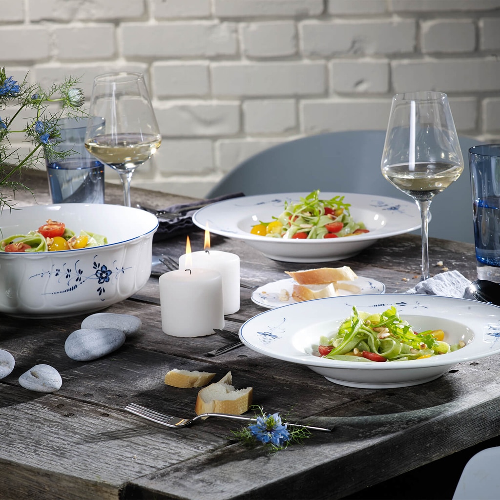 Villeroy & Boch Schale »Schüssel Vieux Luxembourg ø 25 cm weiß-blau«