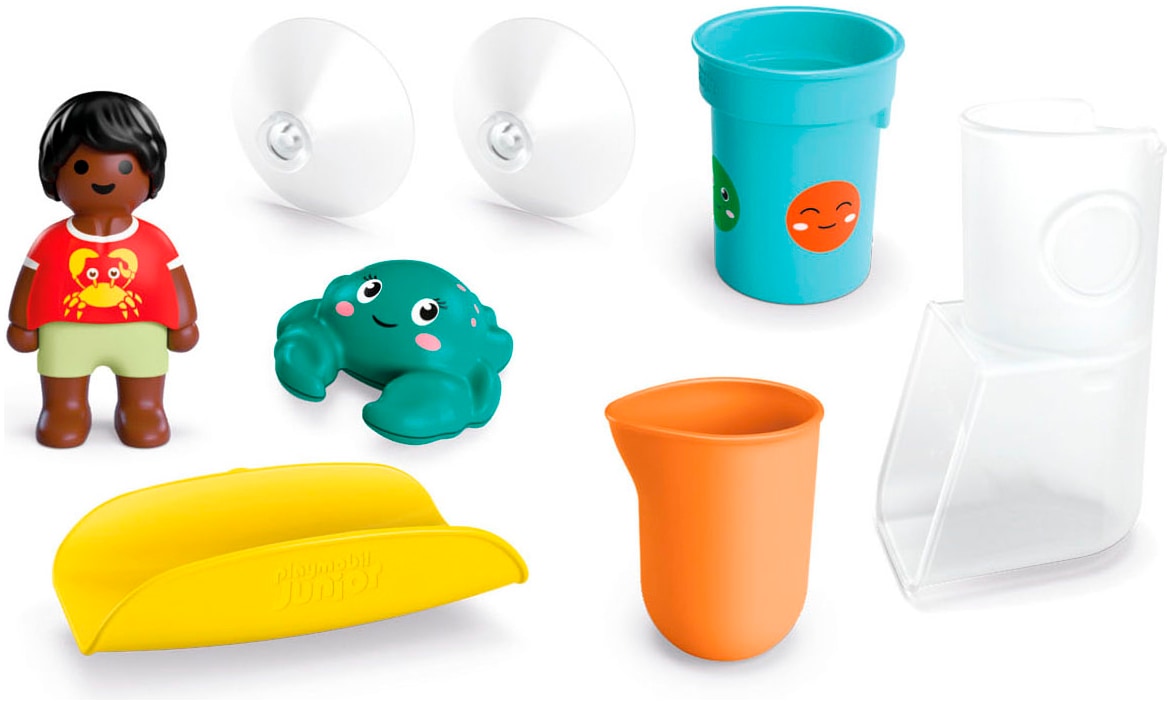 Playmobil® Konstruktions-Spielset »Wasserfalltank mit Rutsche (71775), Junior Aqua« Badespielzeug; Made in Europe