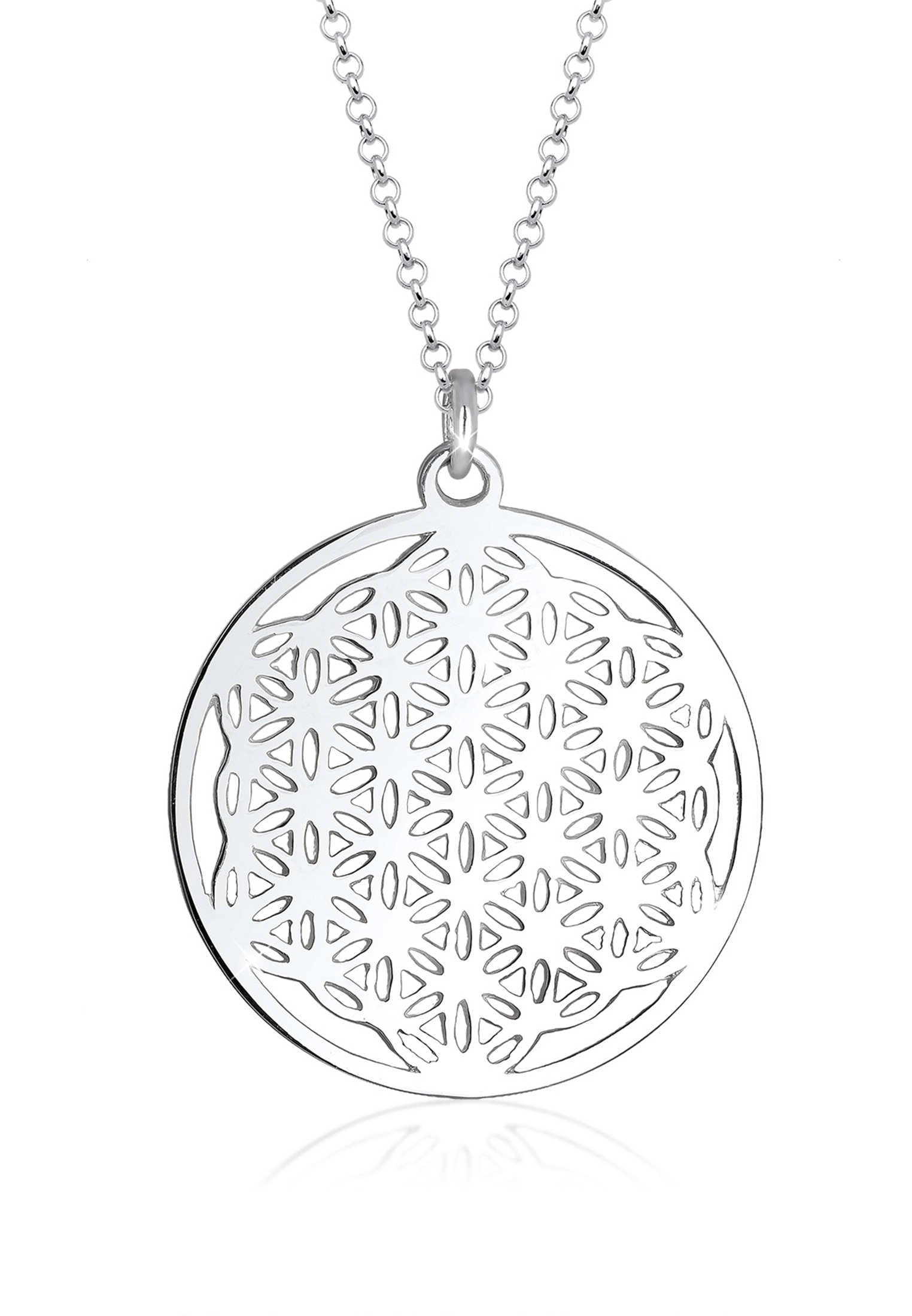Elli Lange Kette »Halskette Anhänger Ornament 925 Sterling Silber«