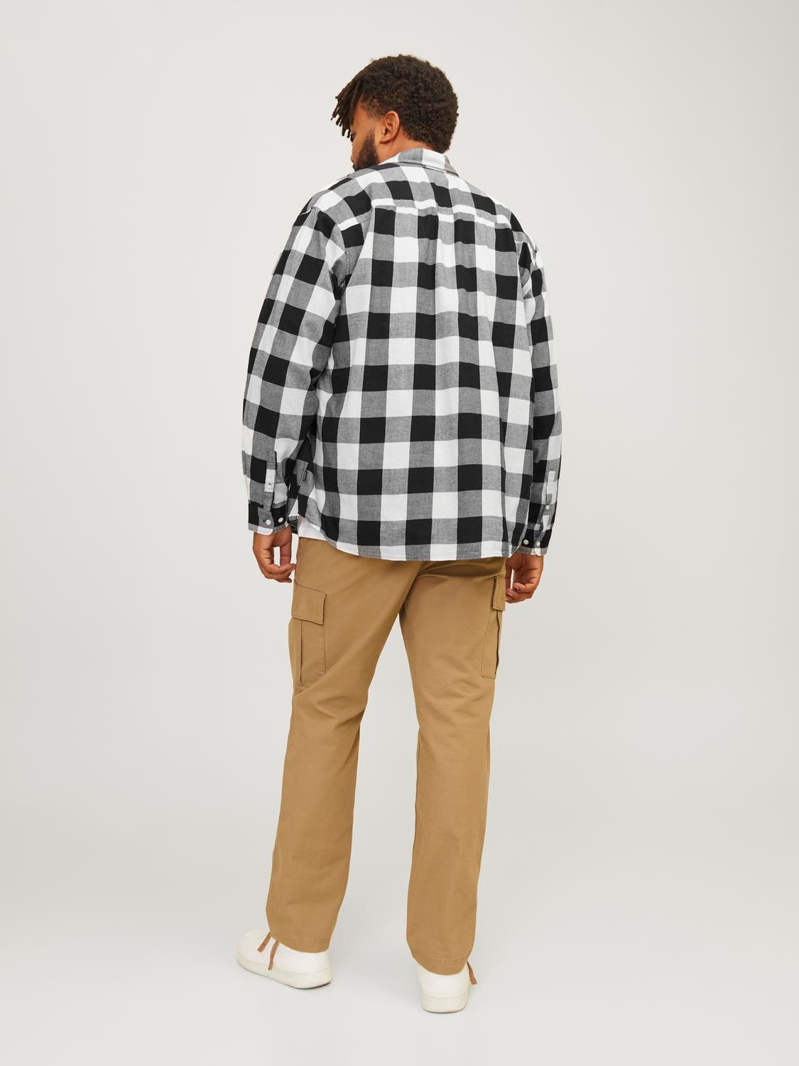 Jack & Jones PlusSize Karohemd »JJEGINGHAM TWILL SHIRT L/S NOOS PLS«