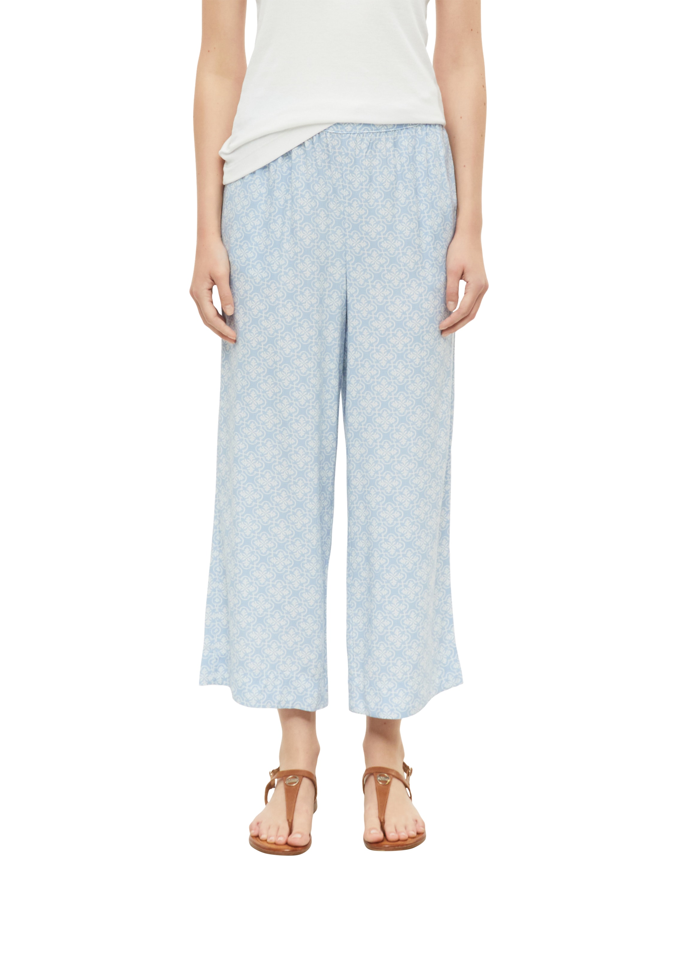 s.Oliver Stoffhose  Sommerhose mit Allover-Muster