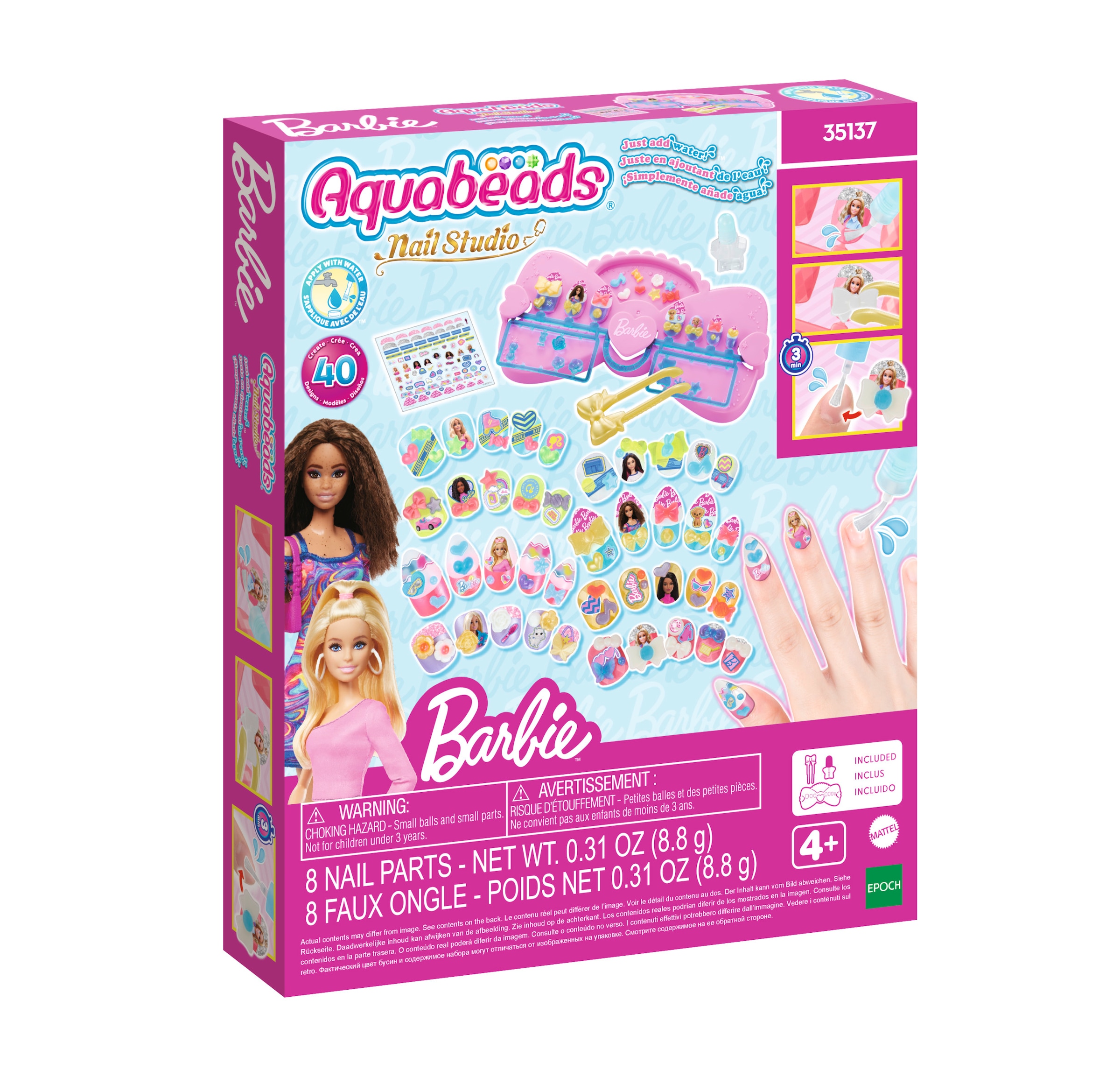 Aquabeads Kreativset »Barbie Nagelstudio«