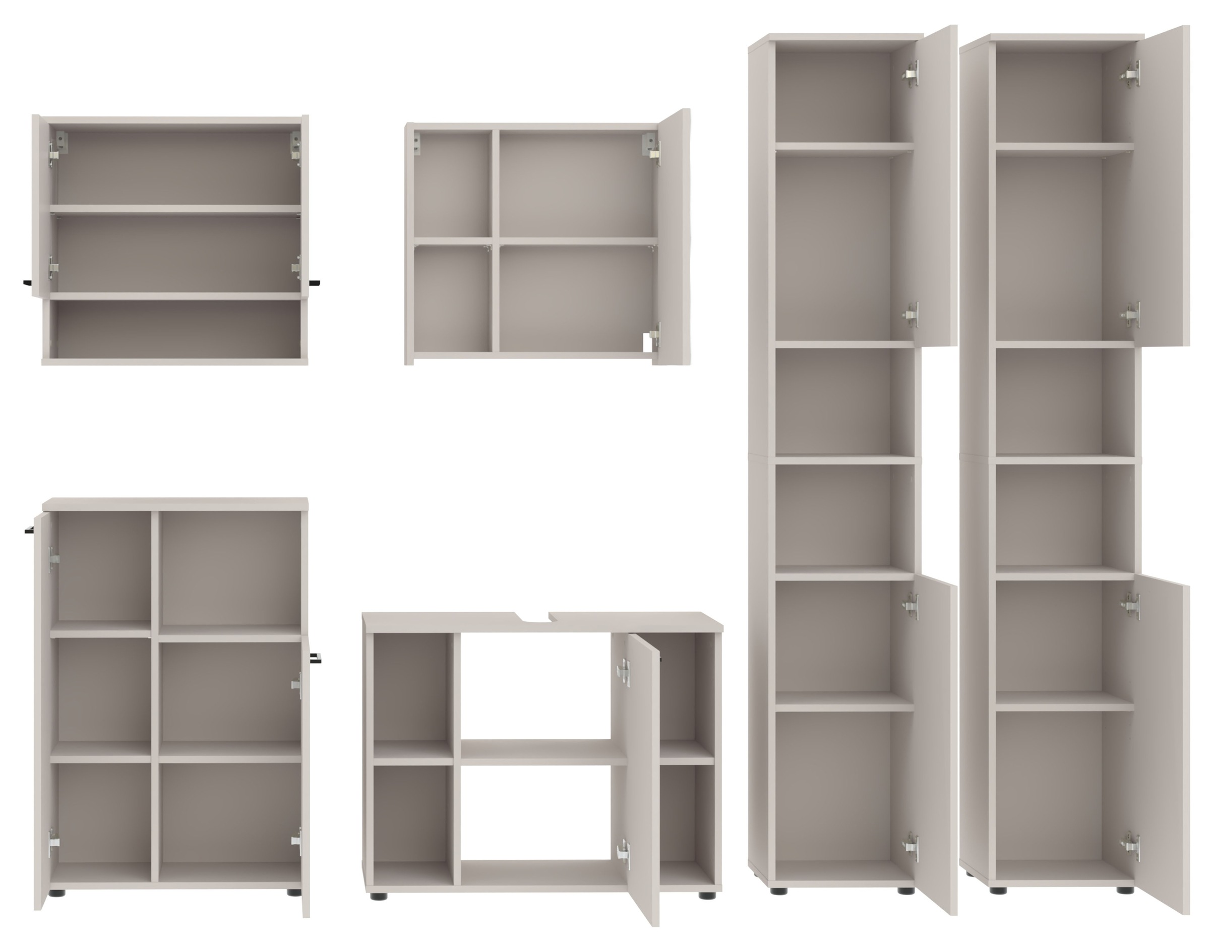 RESPEKTA Badezimmer-Set »Tilda« 6 Stk. tlg.