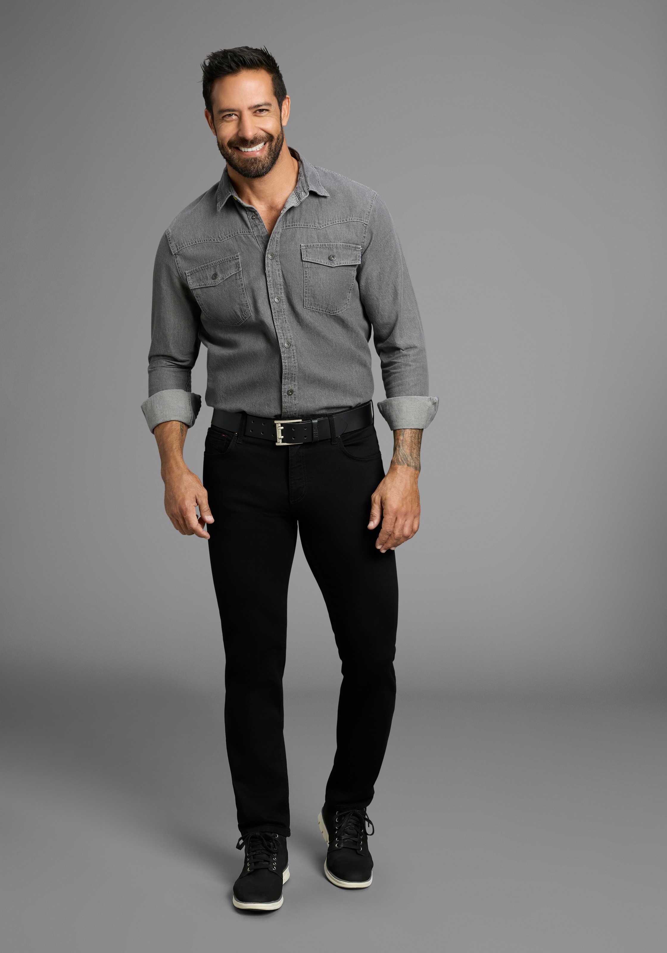 H.I.S Straight-Jeans »NEW DALE« gerades Bein,  mit Used-Effekten,  niedrige Leibhöhe