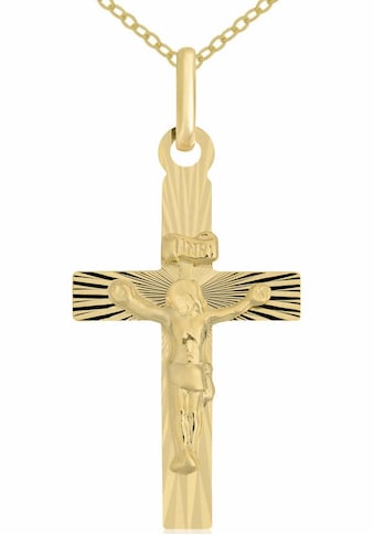 Firetti Kreuzkette »Kreuz mit Struktur und Korpus« kaufen
