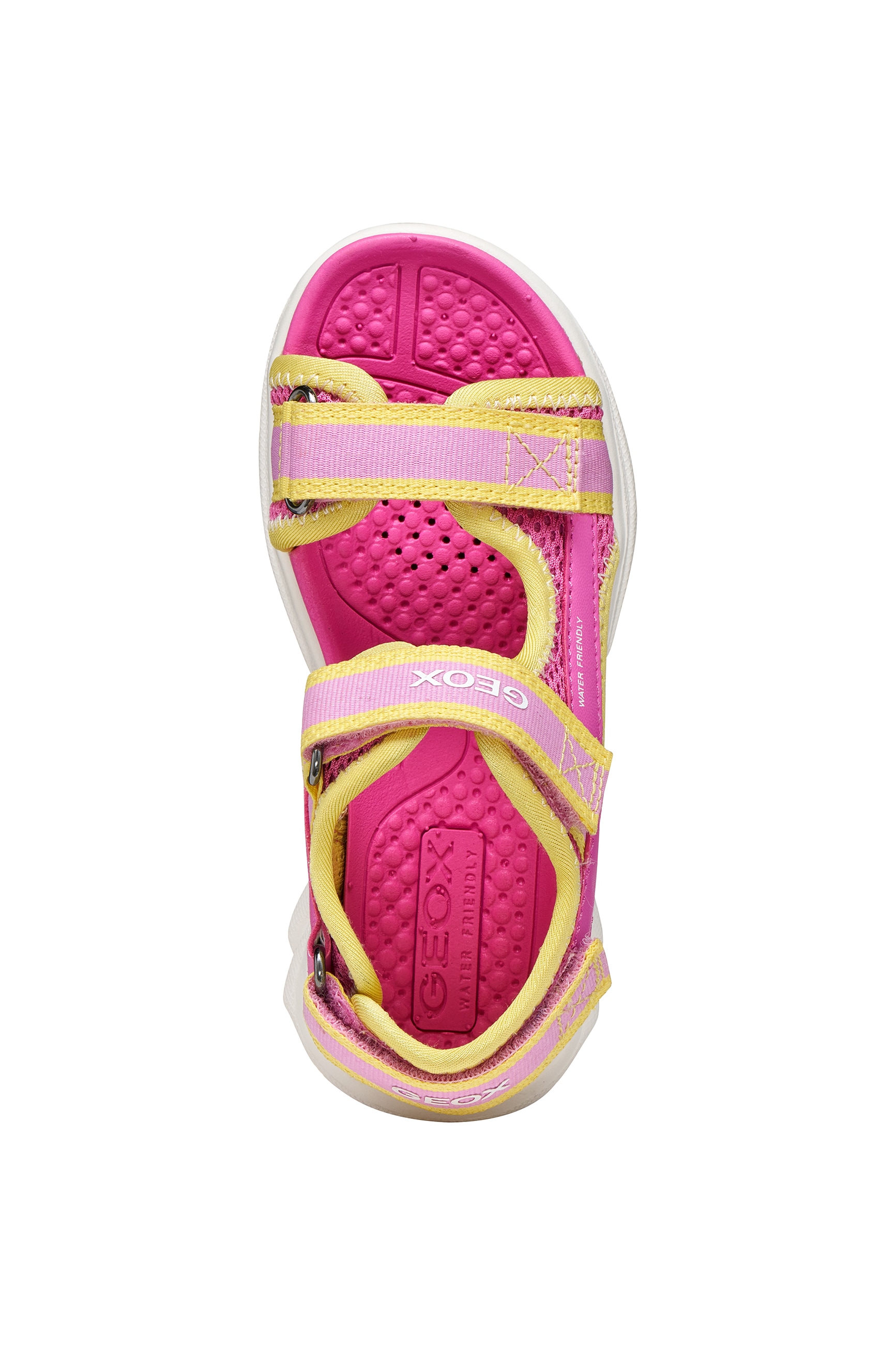 Geox Sandale »J SANDAL AIRADYUM GI«  Klettschuh mit Logo, Größenschablone zum Download
