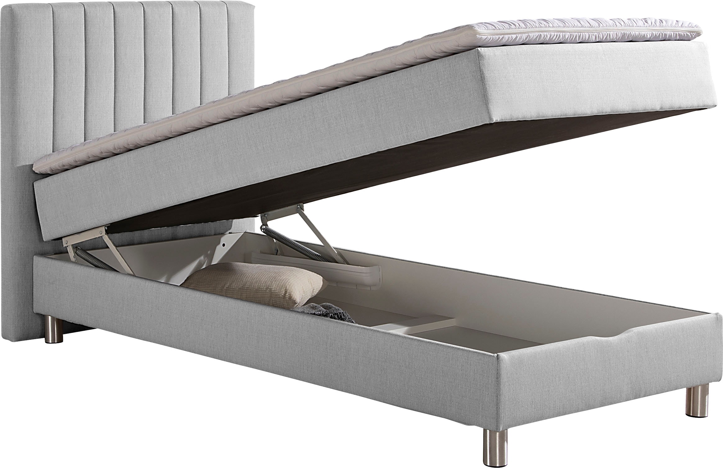 Maintal Boxbett mit Bettkasten und Kaltschaum-Topper