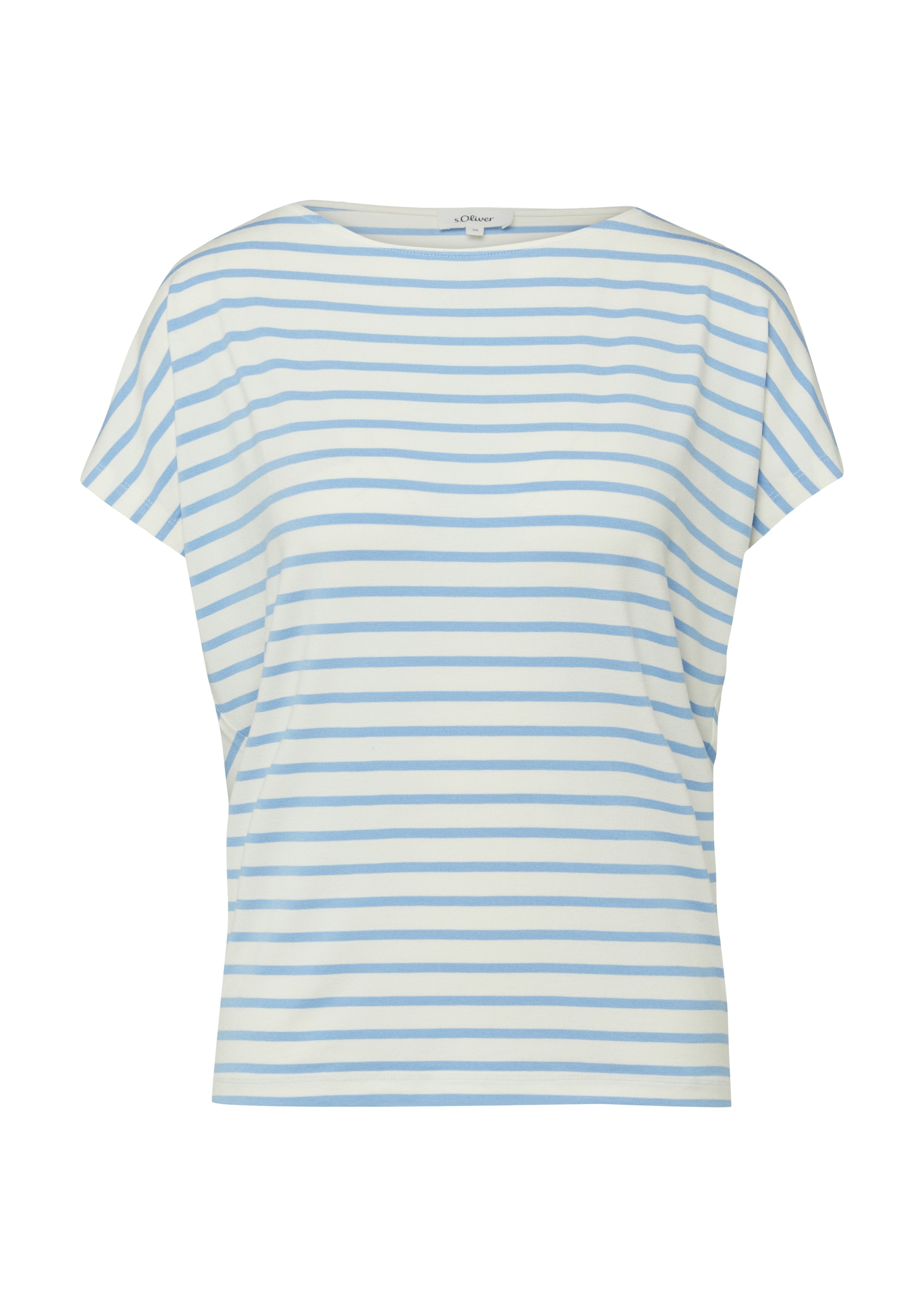 s.Oliver Kurzarmshirt Sommershirt mit grafischem Muster