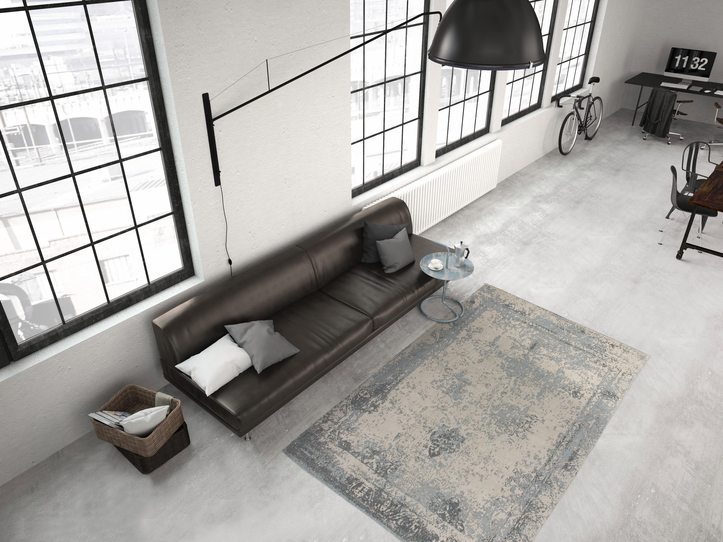 Kayoom Teppich »Nostalgia 285«, rechteckig, 10 mm Höhe, Flachgewebe, Vintage Design, Wohnzimmer