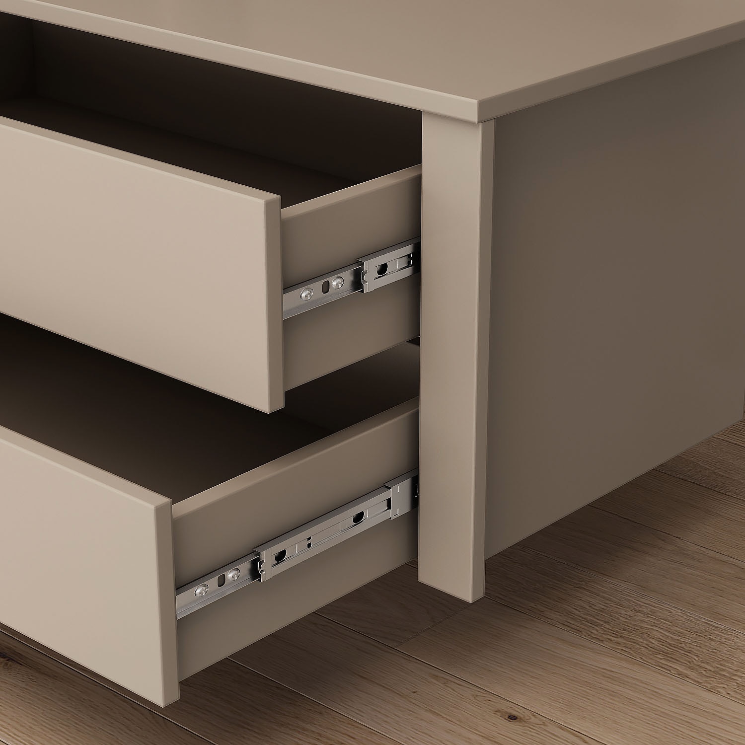 OTTO home Kleiderschrank »Annor Schlafzimmerschrank Breite 323 cm hochglanz Schrank Garderobe« Drehtürenschrank mit perfekter Innenausstattung - elegante Türgriffe