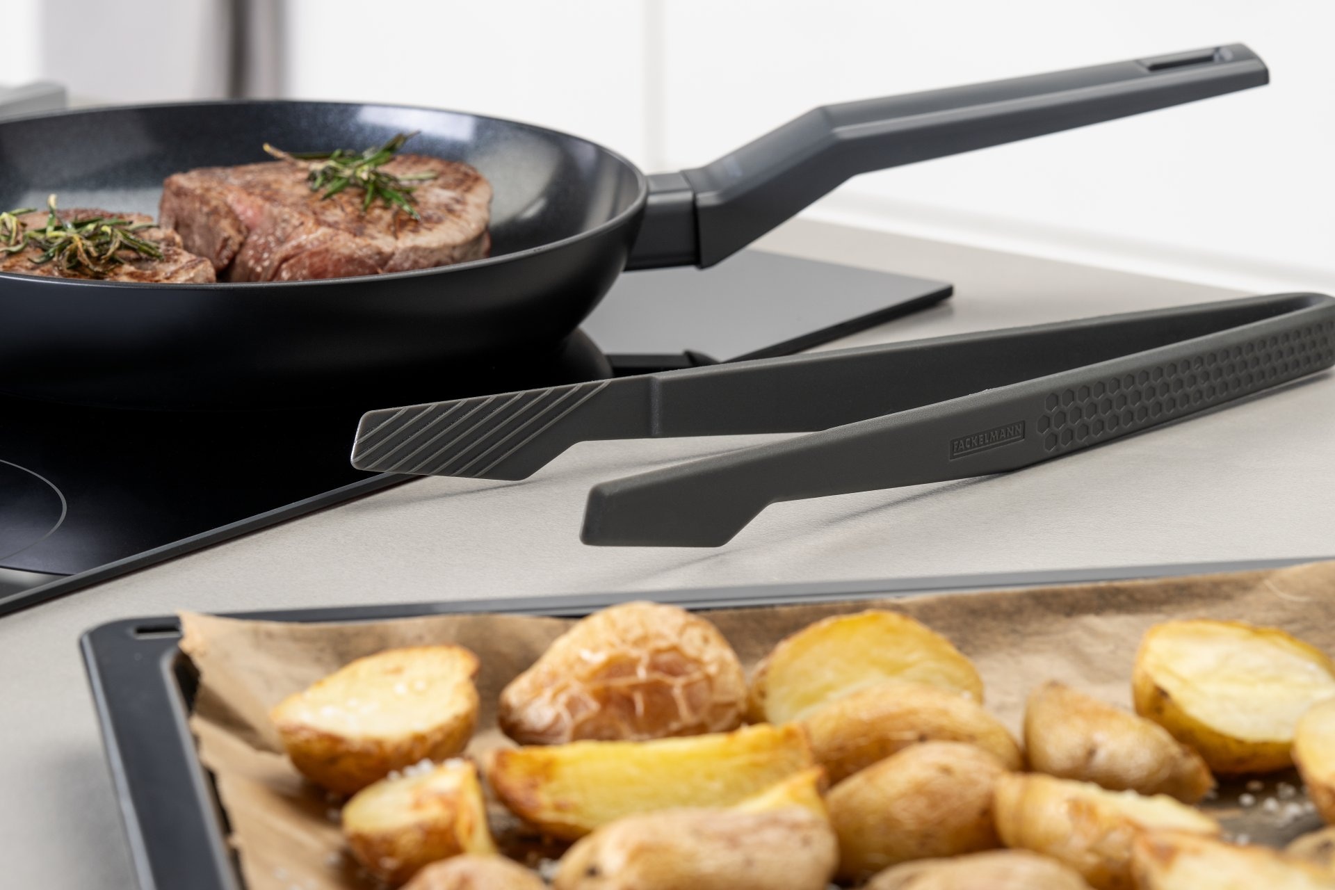 FACKELMANN Bratpfanne »Statement« Aluminium Set, 2 Stk. tlg. 2er Pfannenset Statement – Bratpfannen, Kochpfannen, Aluminium-Pfannen