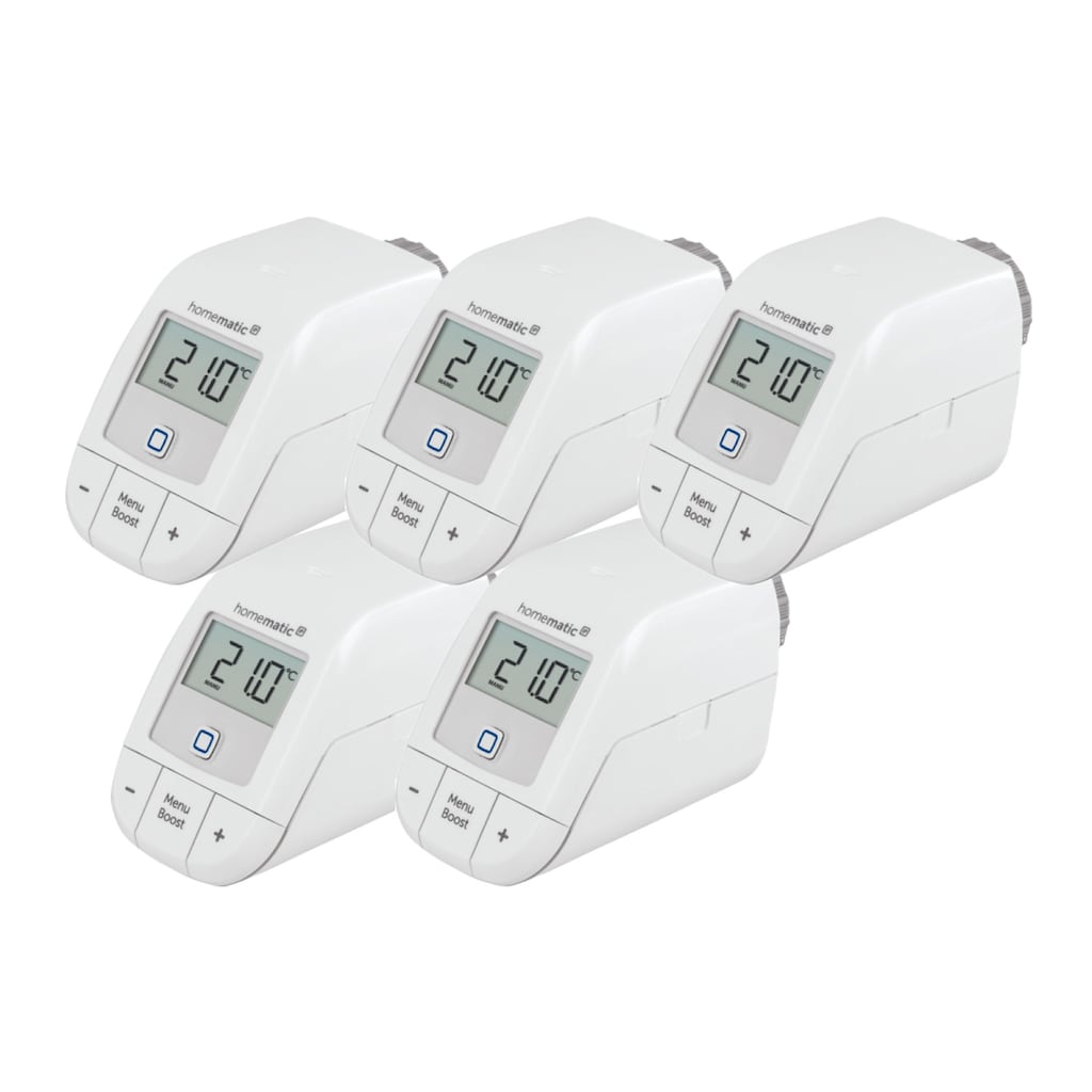 Homematic IP Smart-Home-Station »Heizkörperthermostat – basic 5er Set«