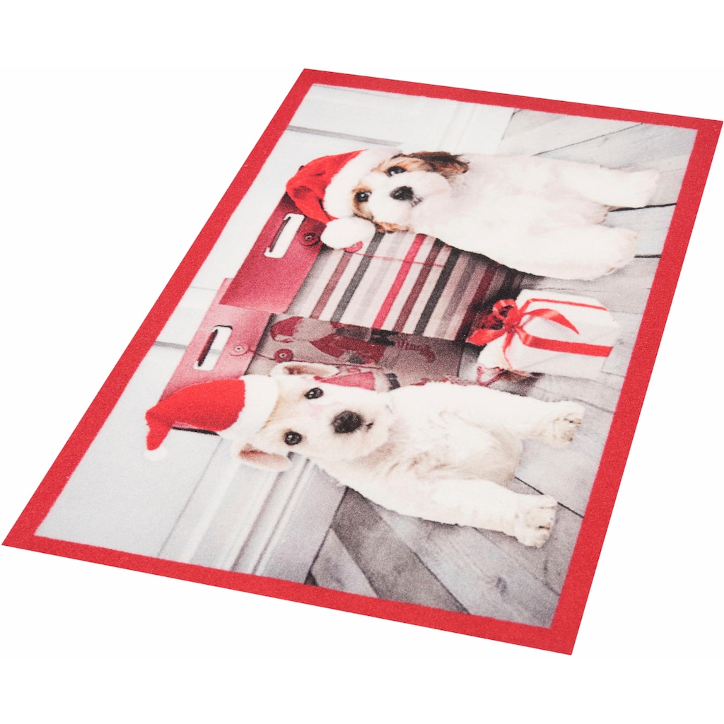 HANSE Home Fußmatte »Christmas Dogs«, rechteckig