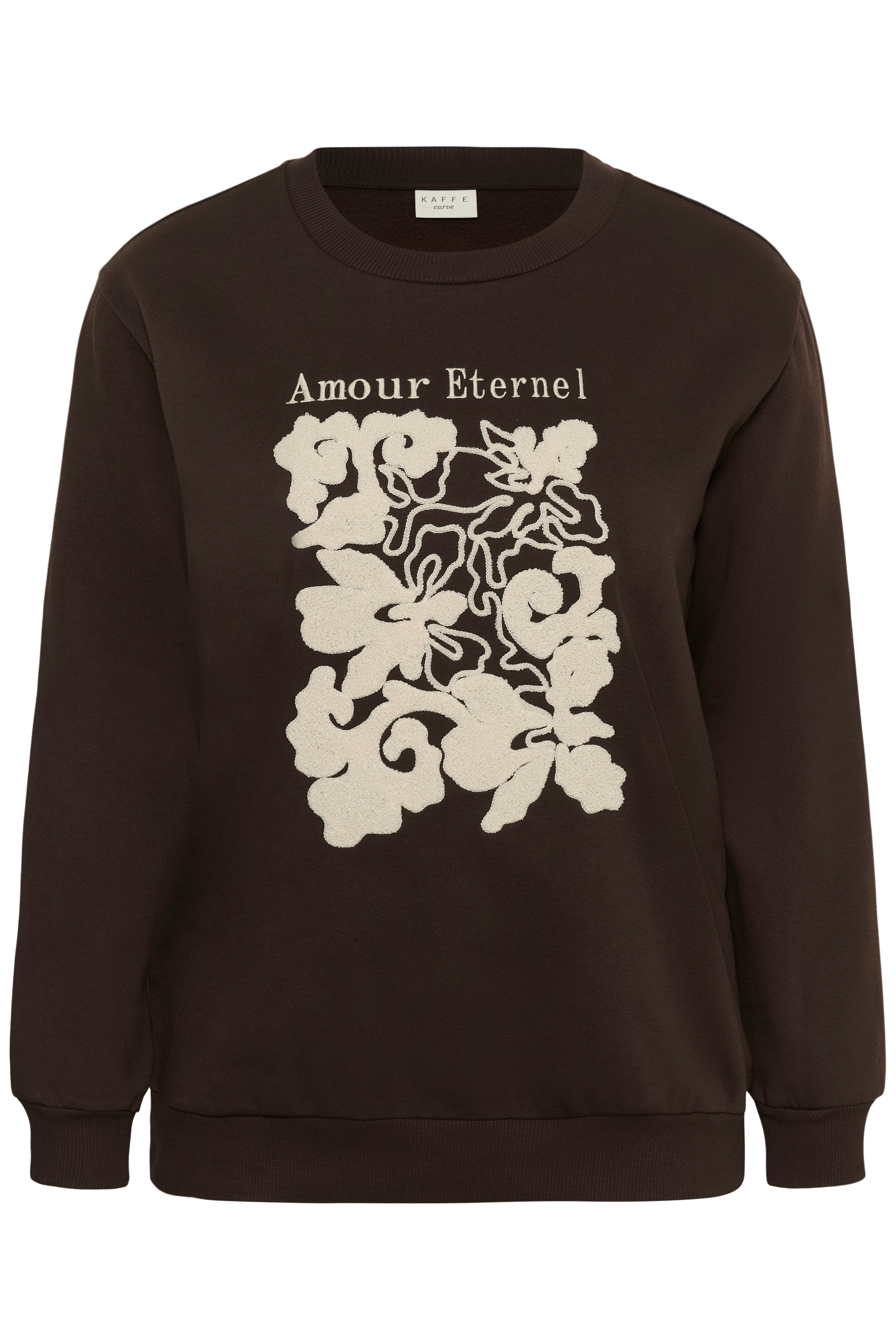 KAFFE Curve Strickpullover »Damen Sweatshirt KCroselda«
