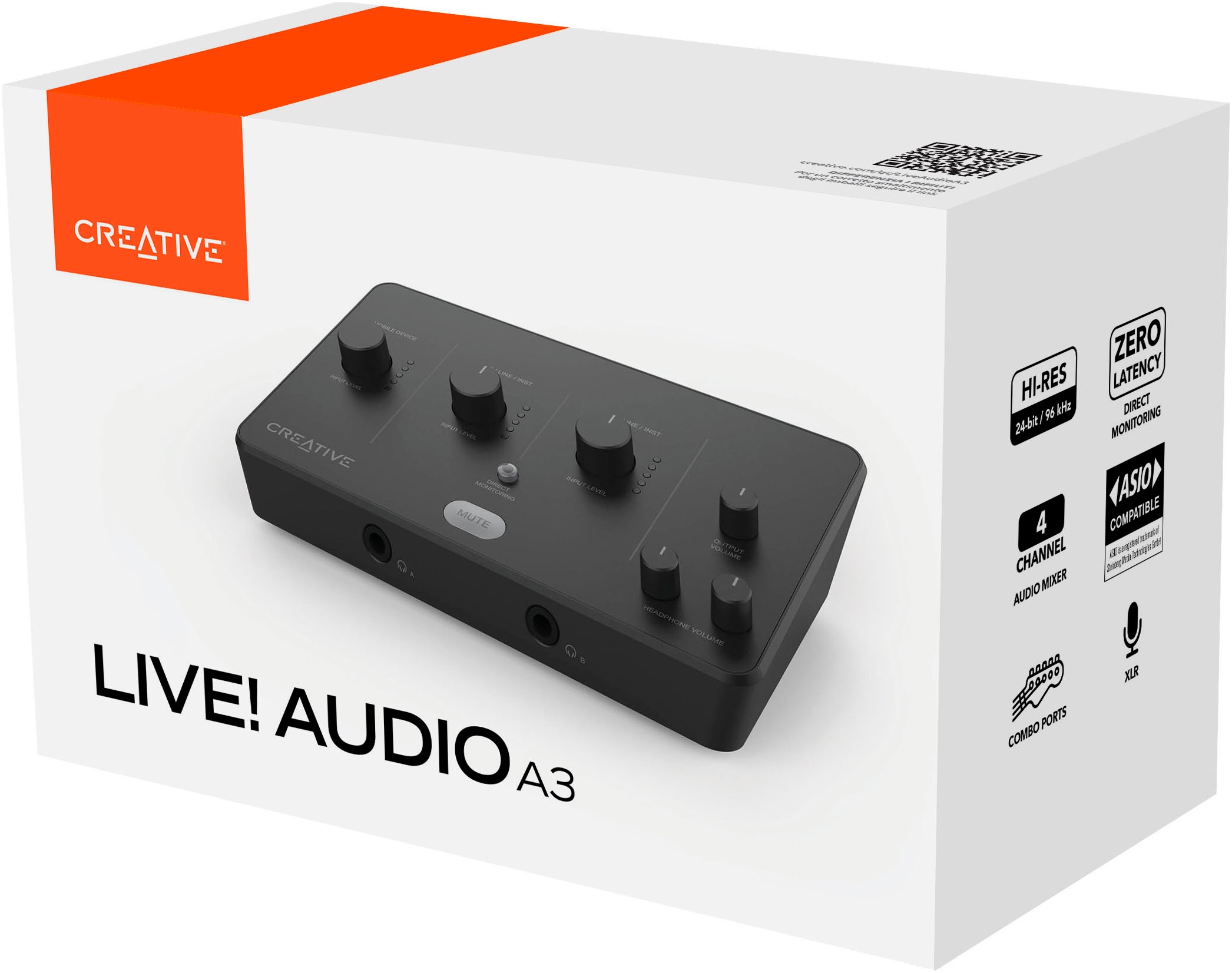 Creative USB-Soundkarte »Live! Audio A3«