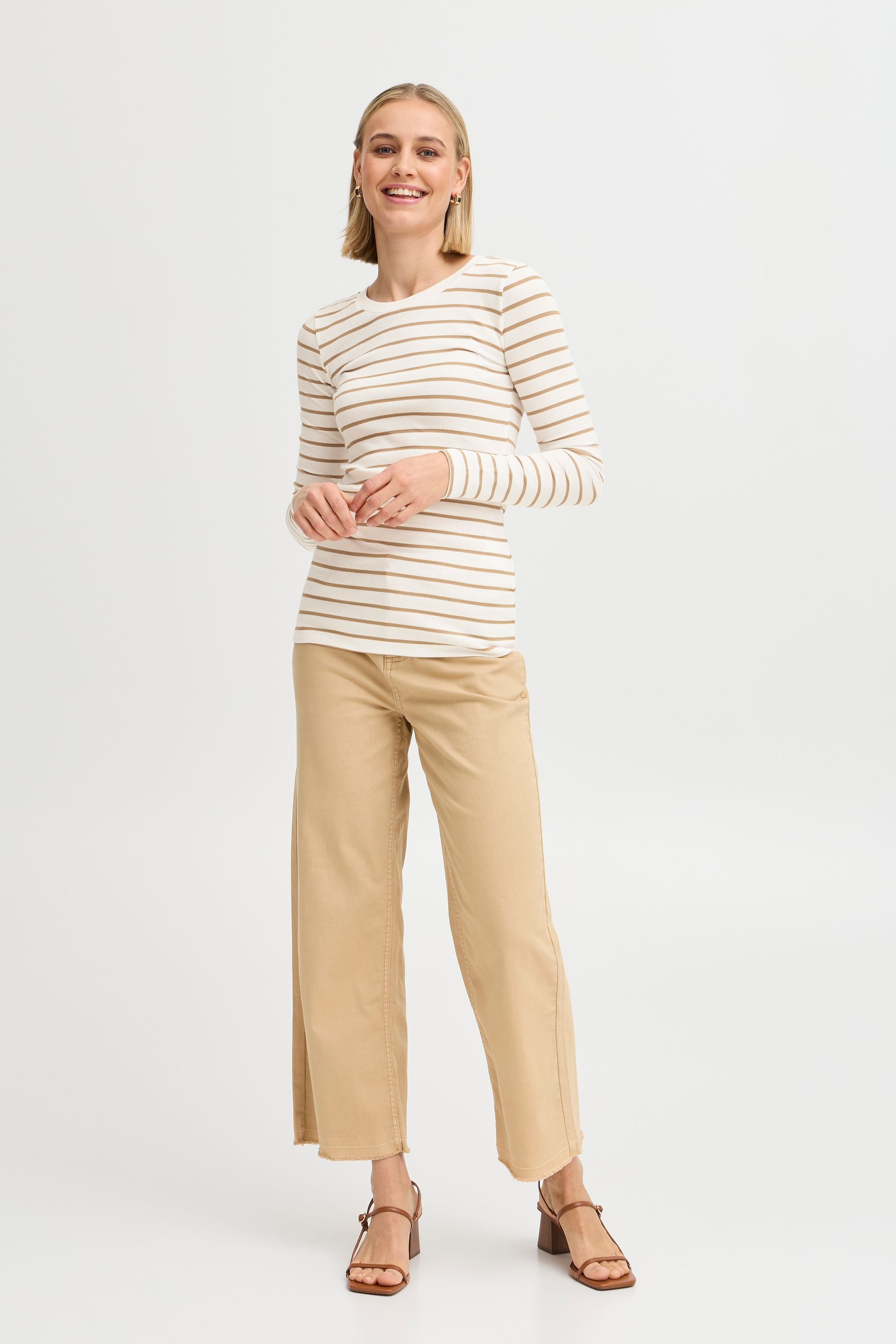 fransa Longsleeve »Longsleeve FRHIZAMOND STRIPE TEE 33«