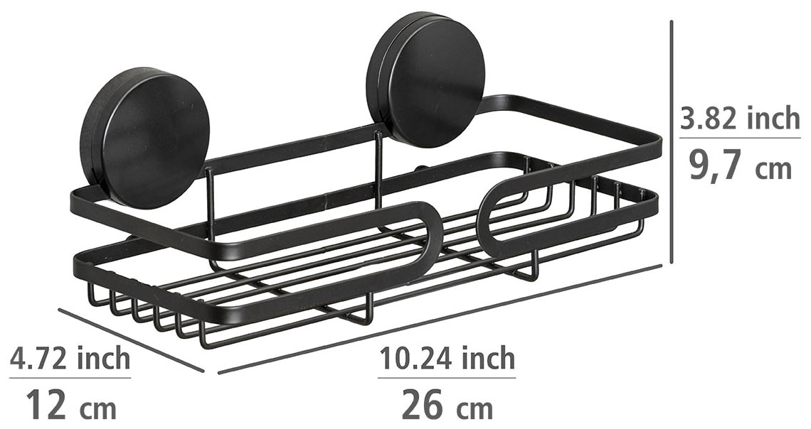 WENKO Duschablage »Static-Loc® Plus Pavia«, Badezimmer-Ablage, Befestigen ohne bohren