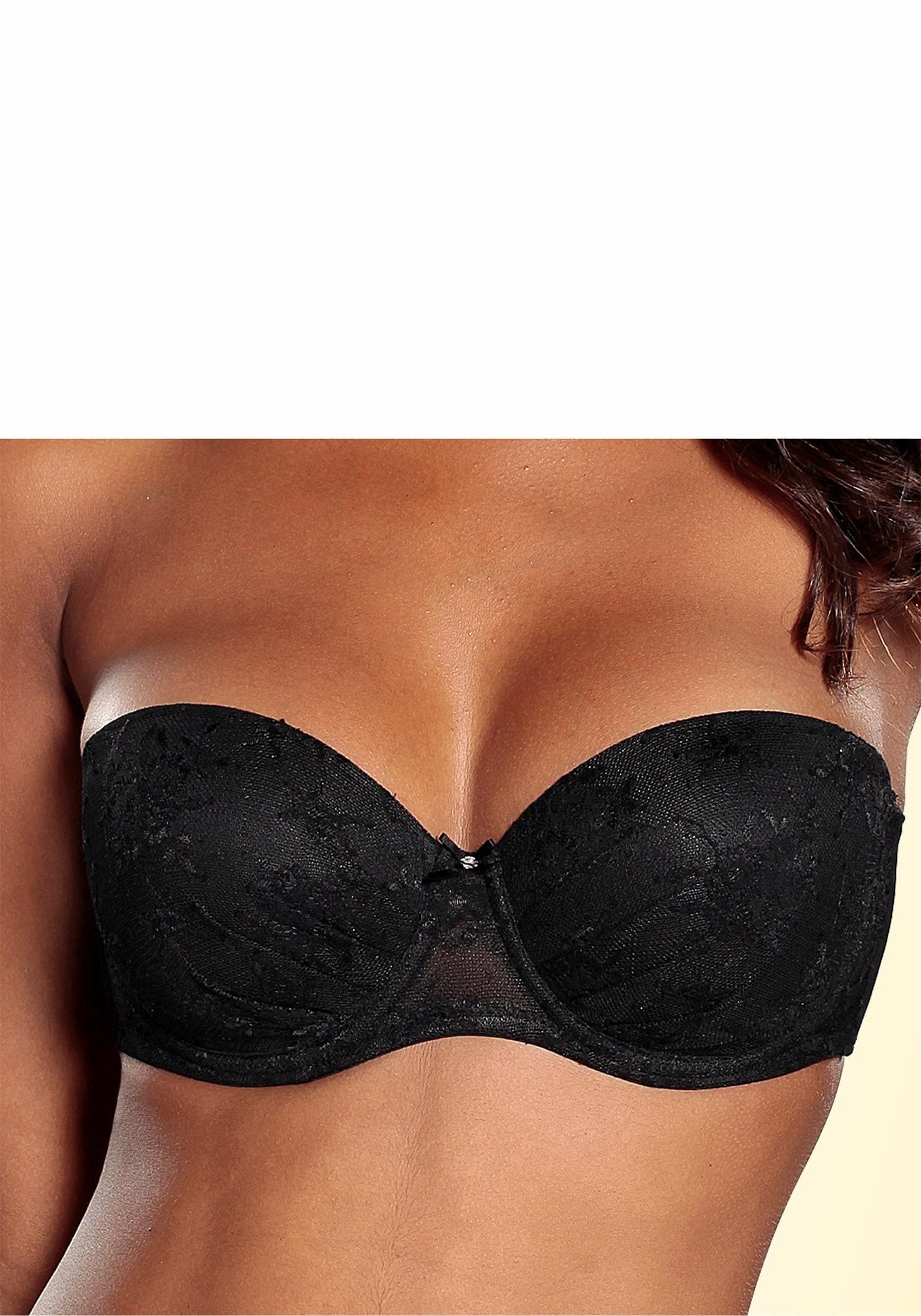 LASCANA Push-up-BH »Chelina«, mit abnehmbaren, normalen und transparenten  Trägern, Dessous bei ♕