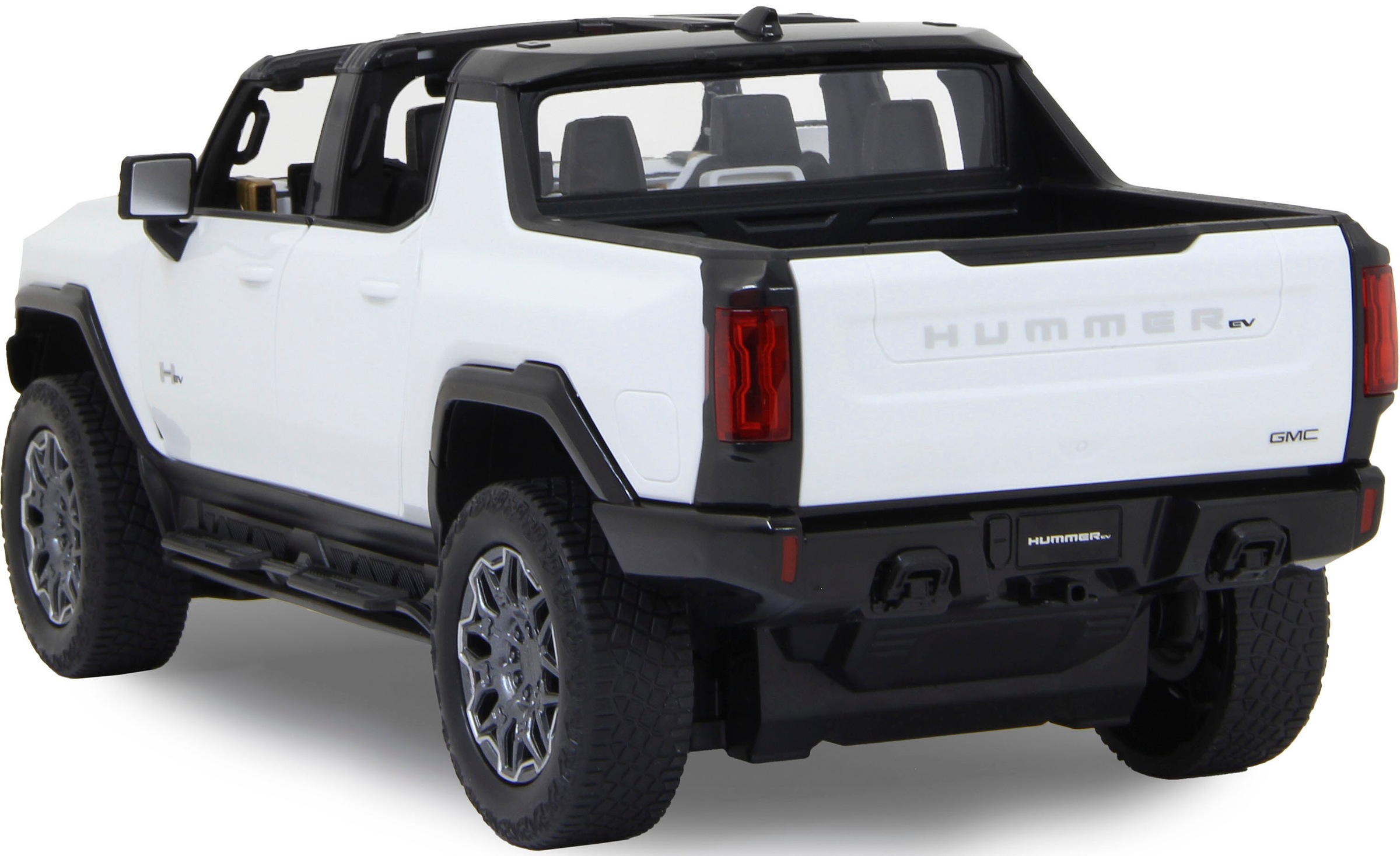 Jamara RC-Auto »Deluxe Cars, Hummer EV 1:16, weiß - 2,4 GHz«, mit LED-Lichtern